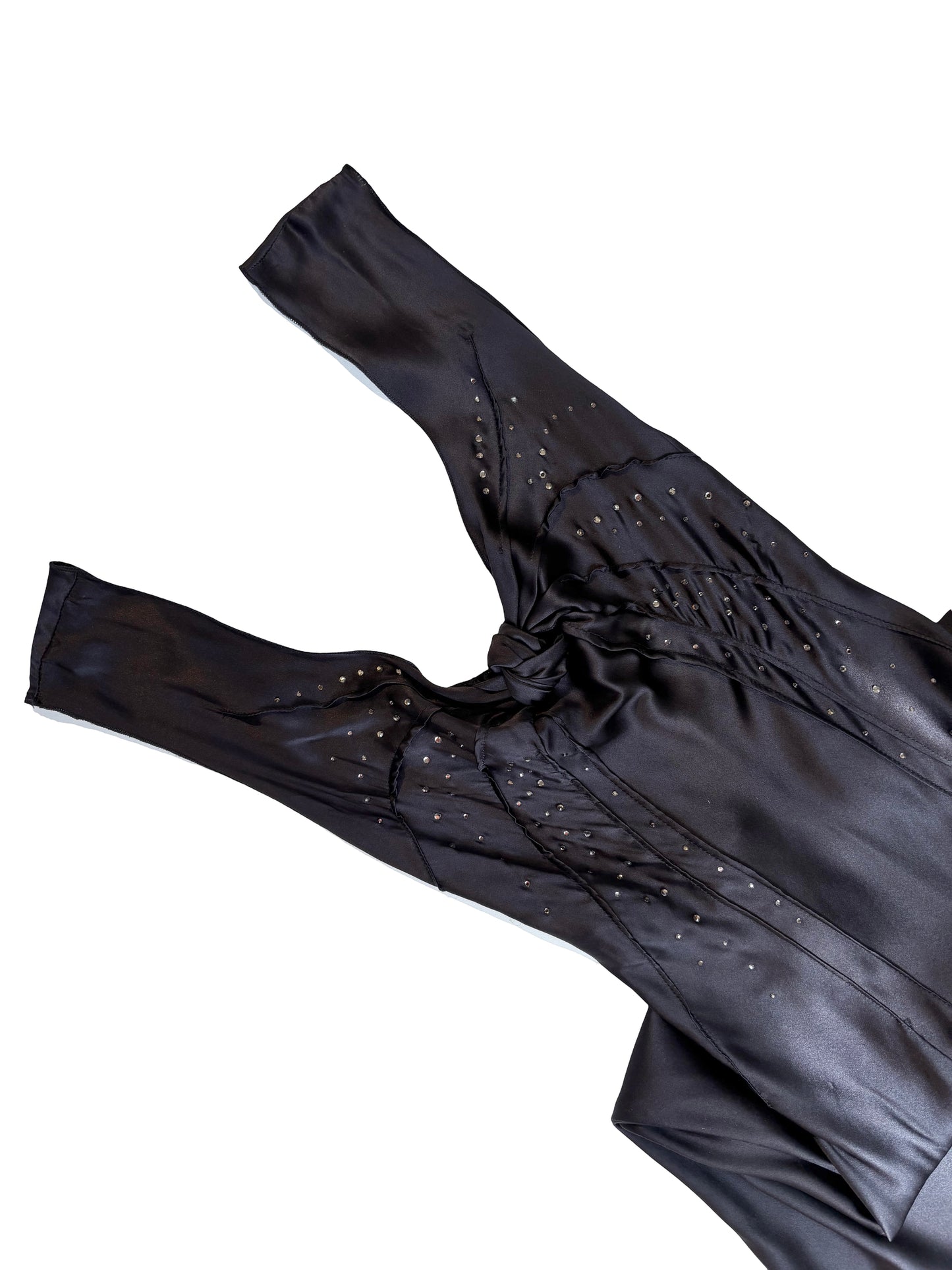 Massimo Rebecchi Black Silk Dress