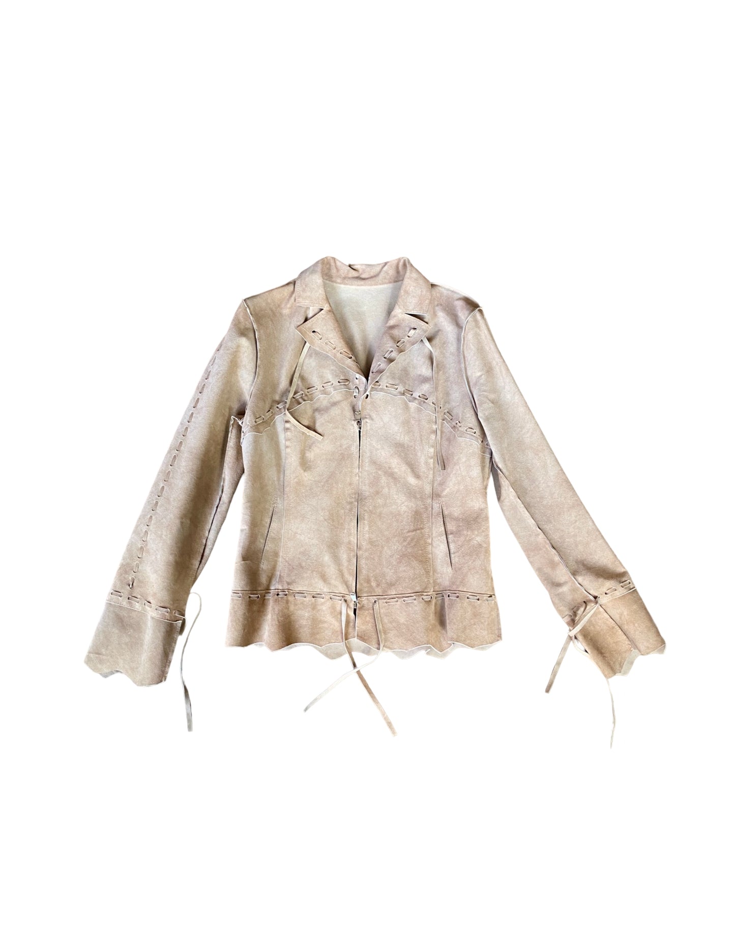 Cowgirl Suede Jacket Y2K