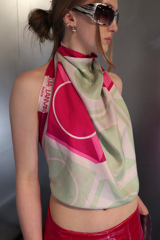 1960’s Lanvin Paris Silk Scarf