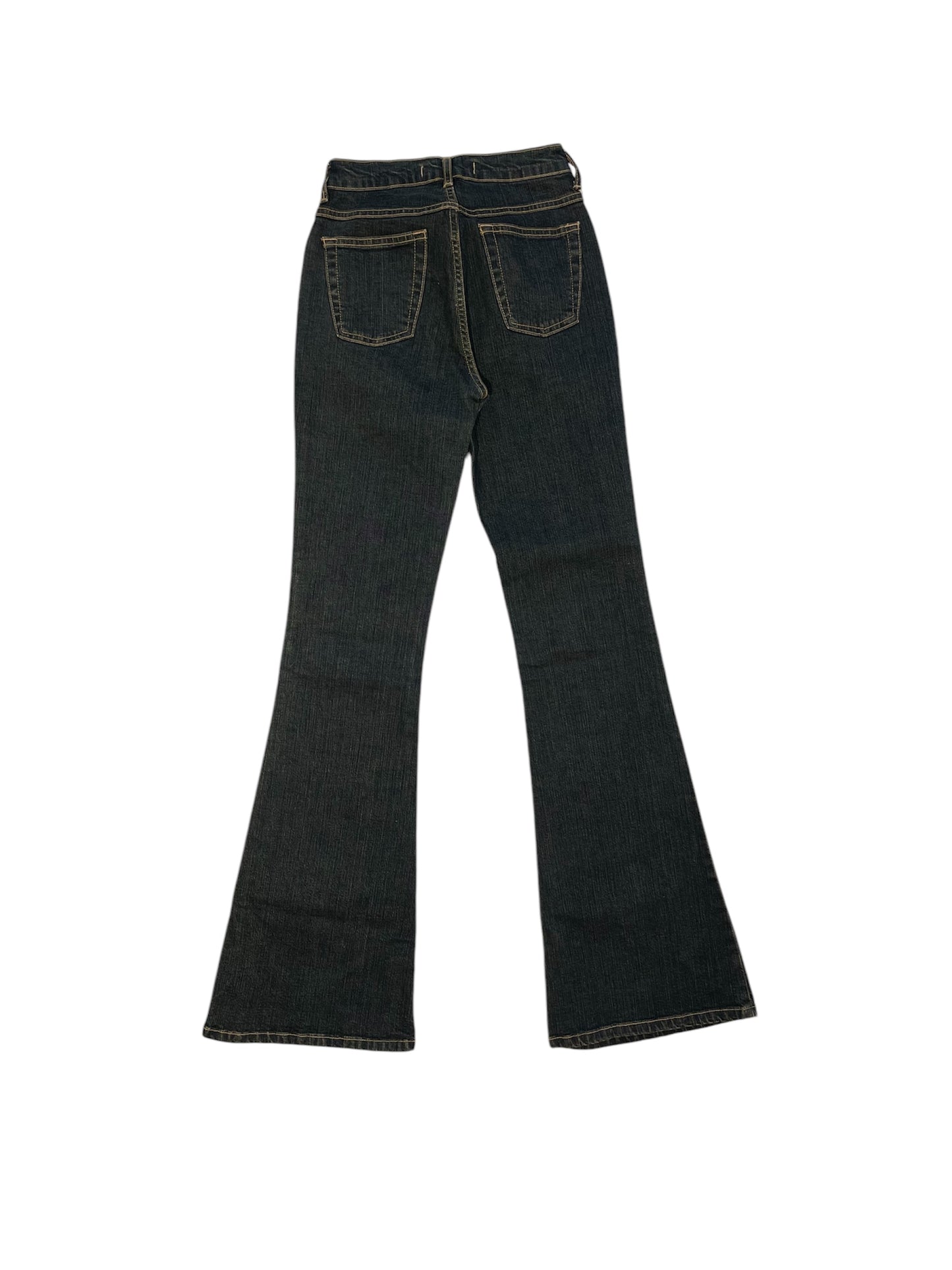 Vintage printed flared jeans