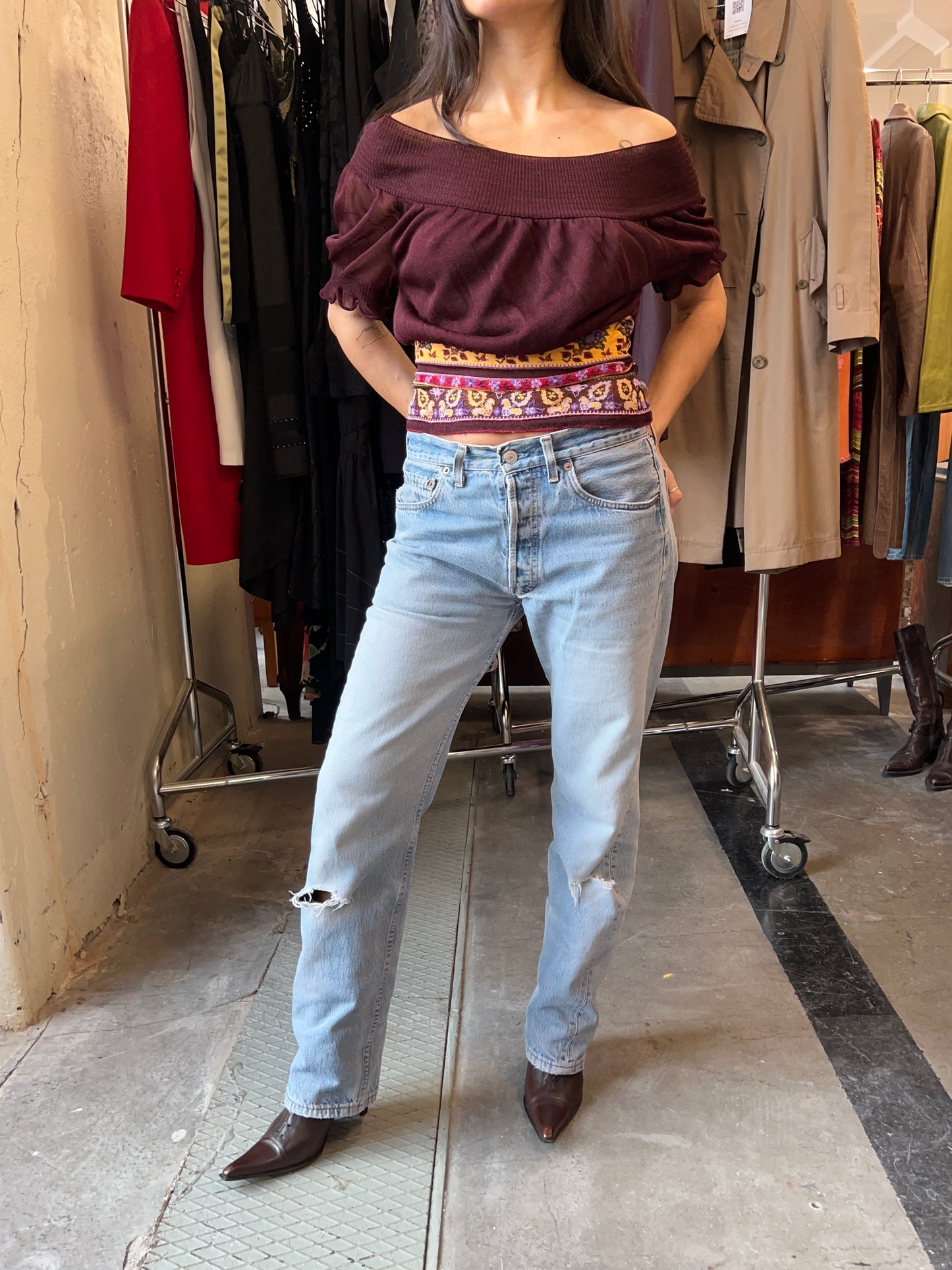 Kenzo sheer knitted top