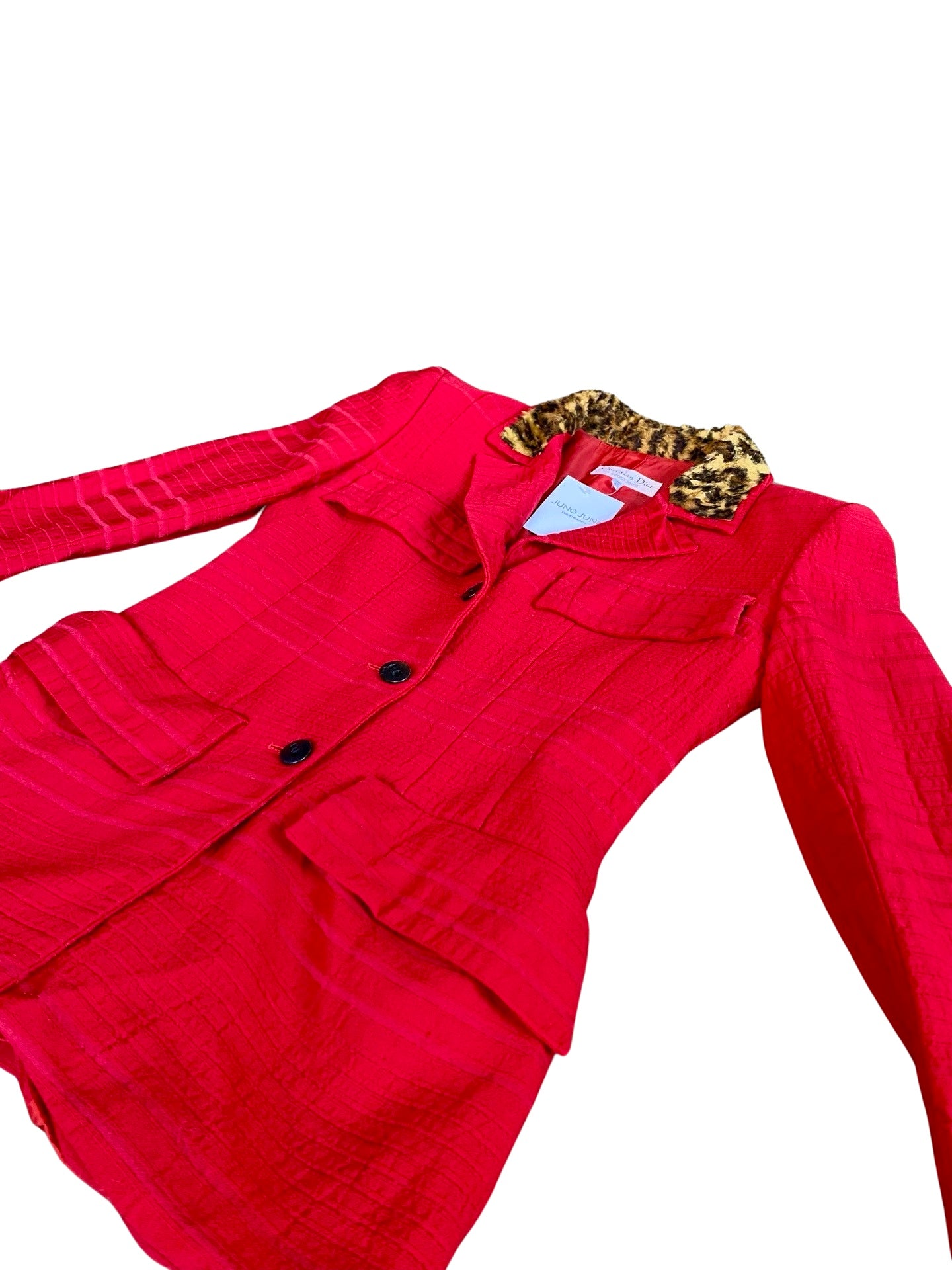 DIOR Red Hot Fitted Blazer 80´s