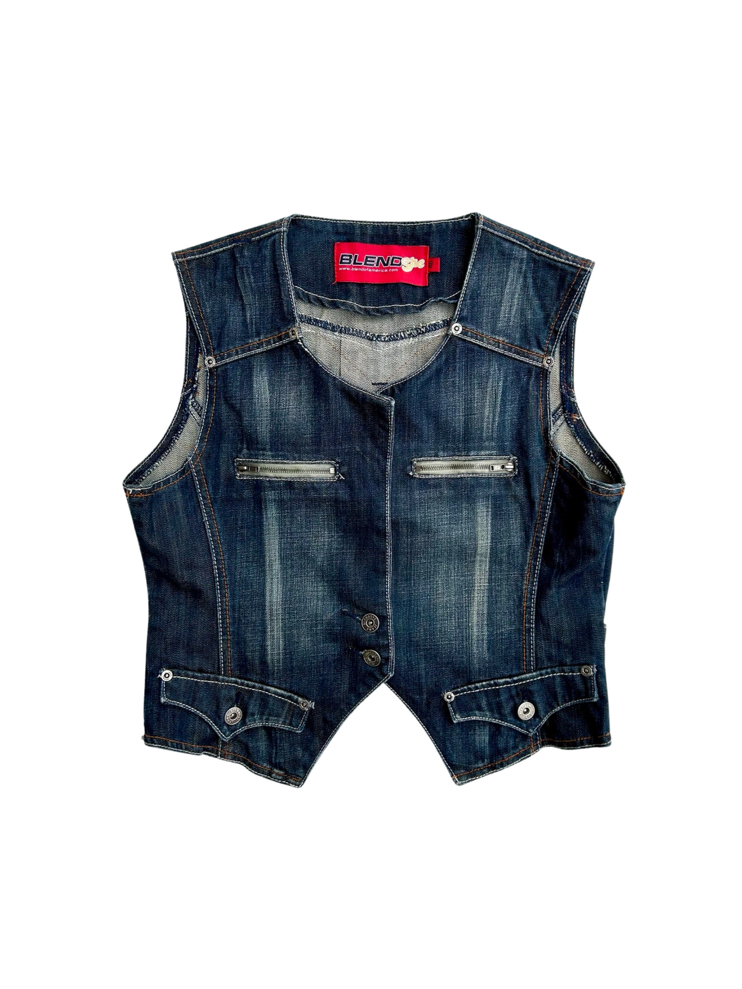 Y2K Blend denim vest