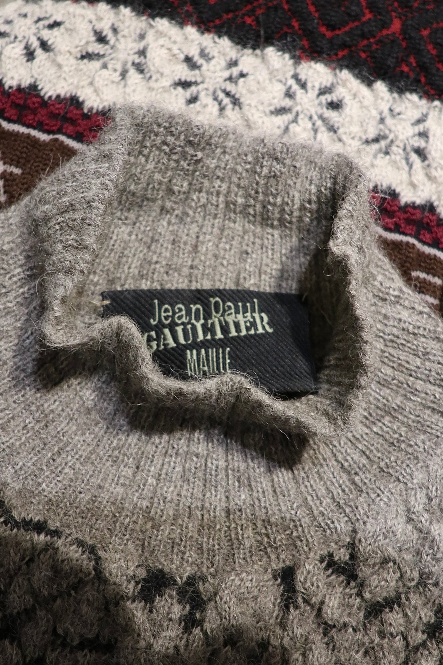 Gaultier Maille Too Wild To Live To Young To Die Knit Sweater A/W1995