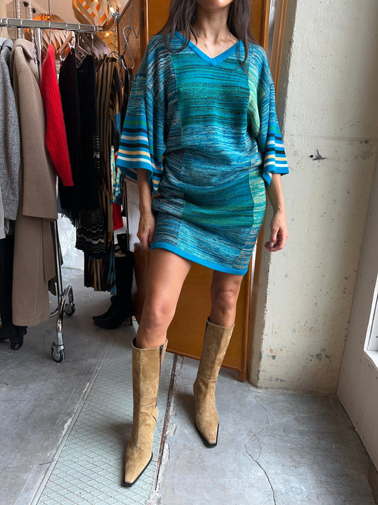 Rare KENZO knitted kimono dress