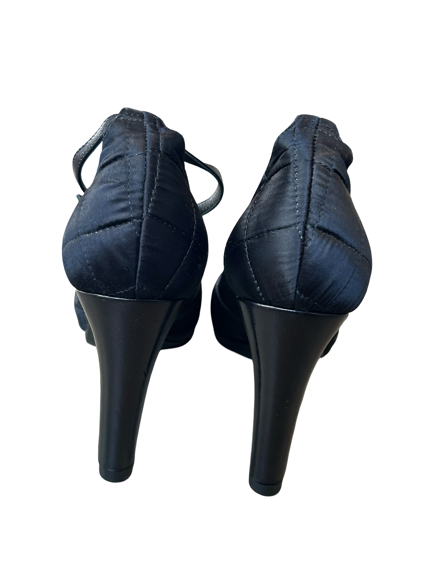 Miu Miu Quilted Fabric Pumps