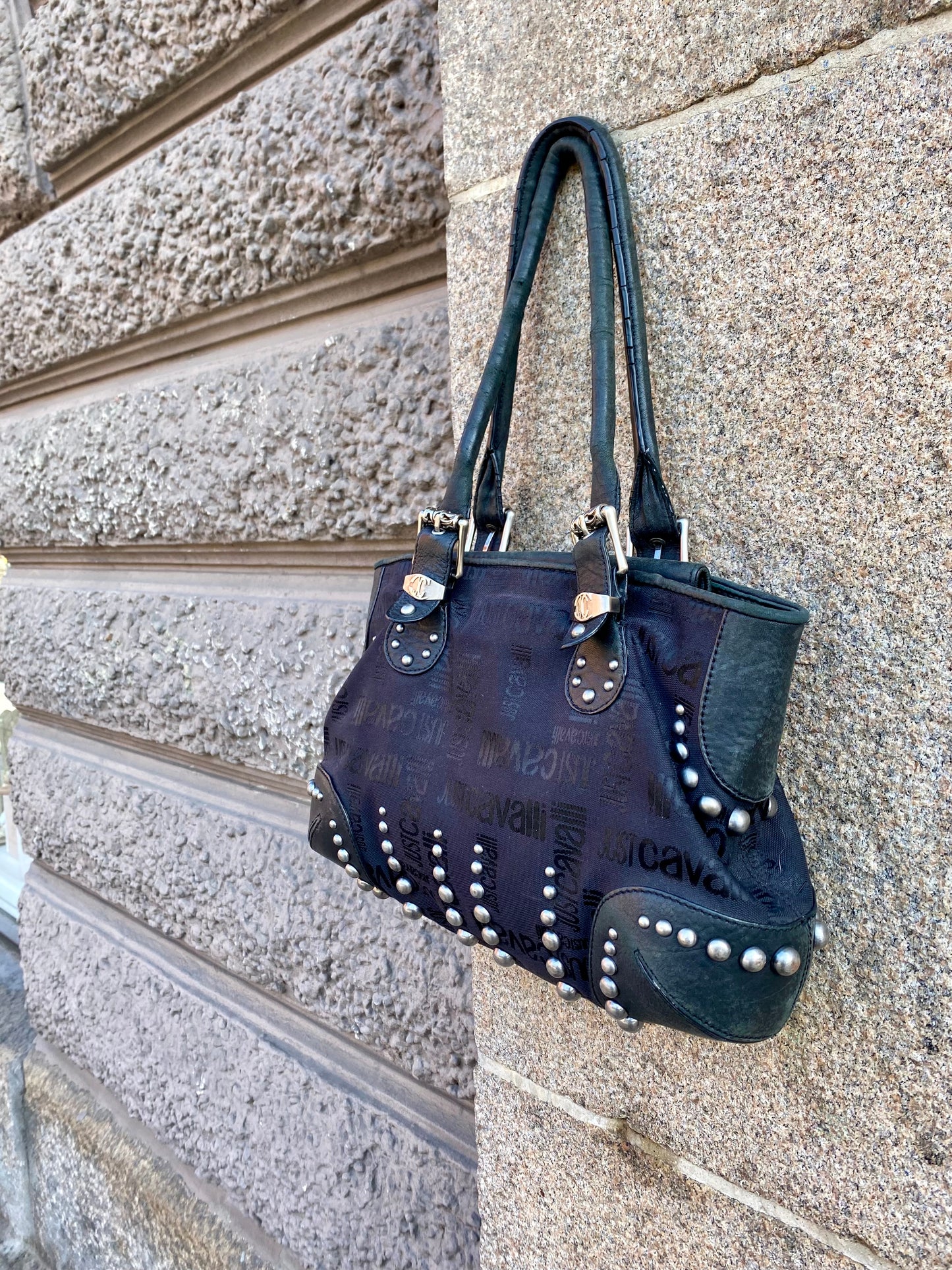 JUST CAVALLI RIVET HANDBAG Y2K