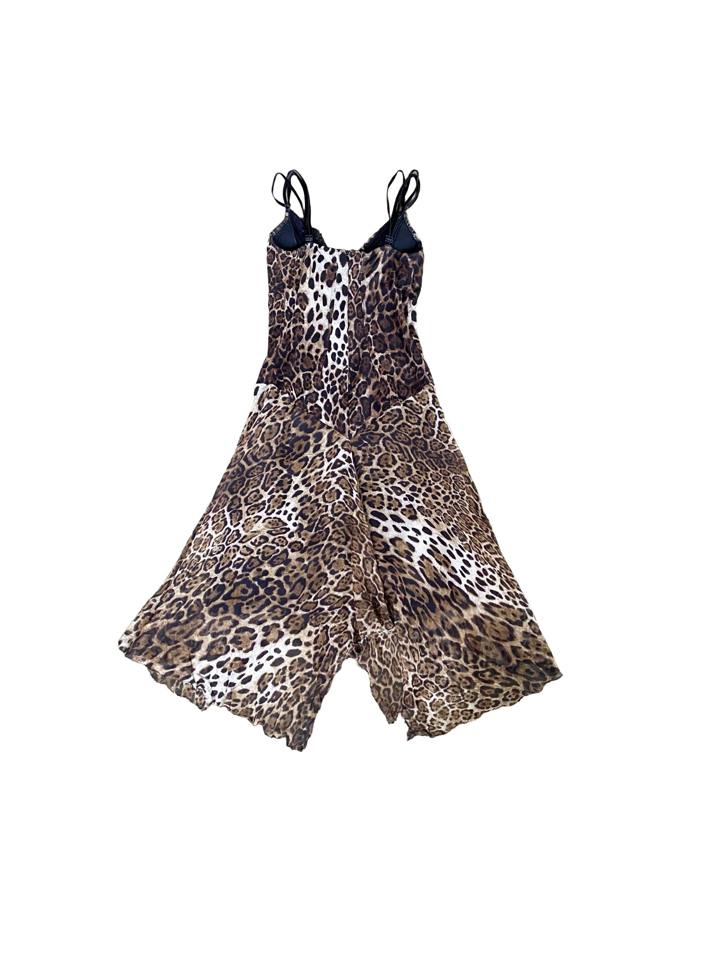 Silk Cheetah Dress Y2K
