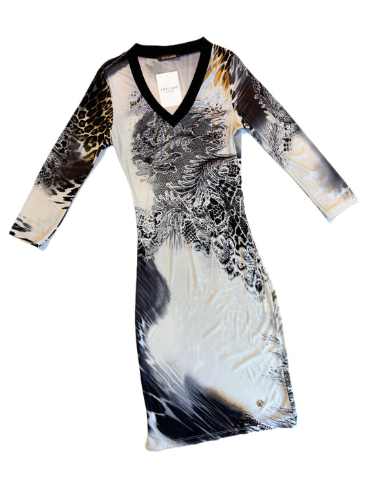 Roberto Cavalli Graphic Print Dress