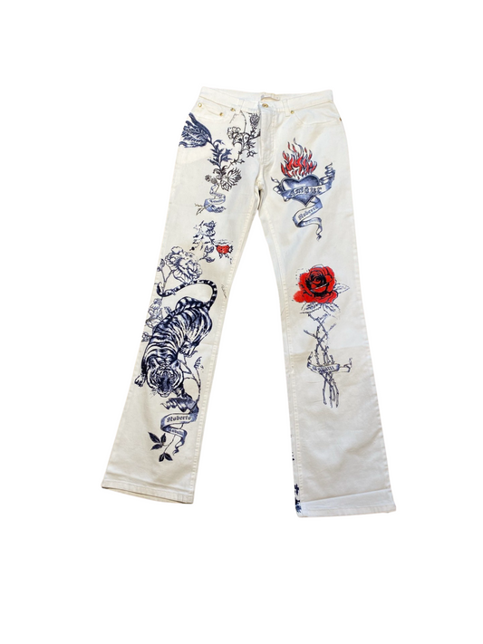Cavalli Tattoo Jeans 2003’s