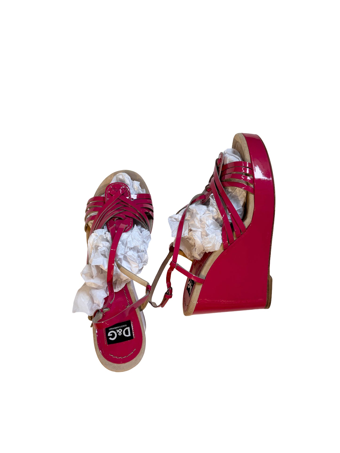 Dolce & Gabbana Platform Wedge Sandals