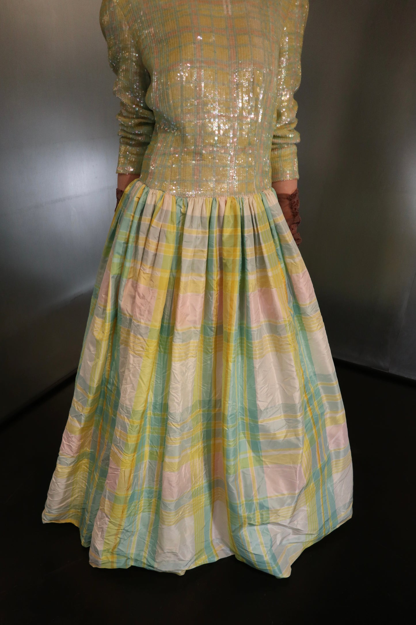 1990’s ESCADA Couture Sequin Ball Gown