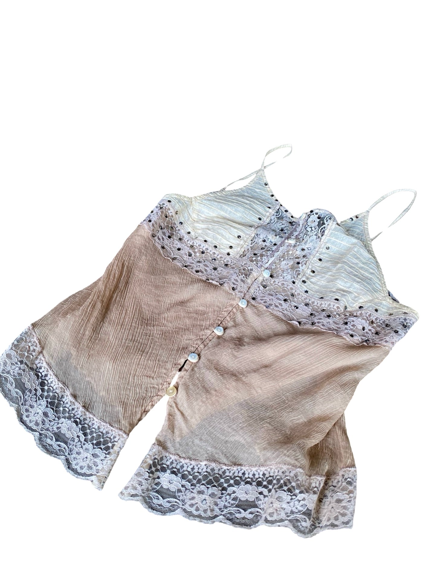 Blumarine Silk and Lace Top 90’s
