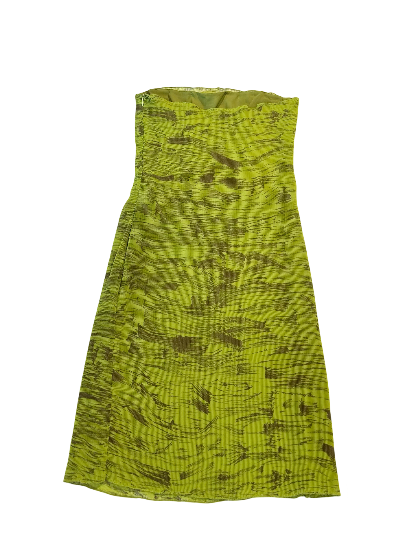 Genny corset tube silk dress