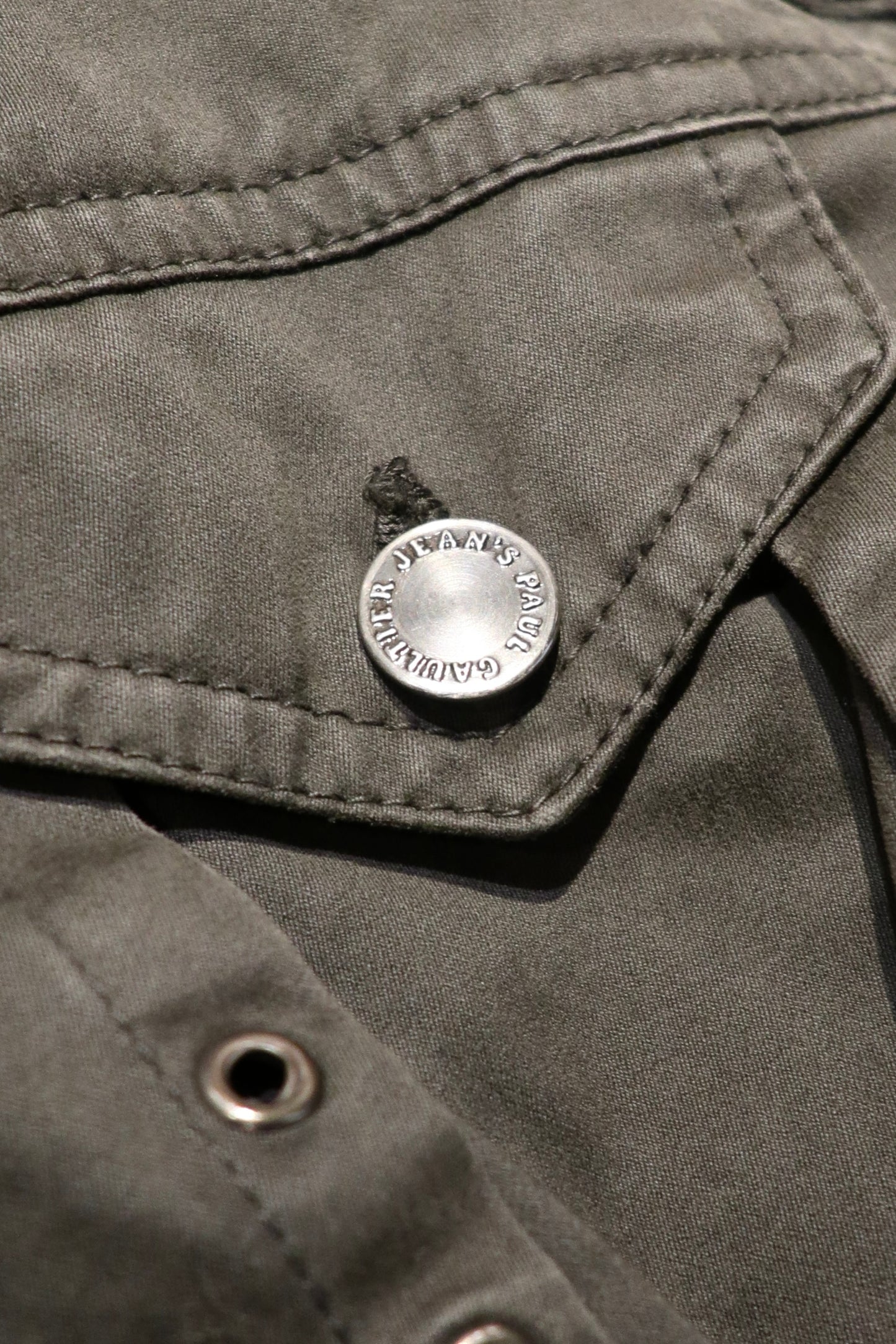 Gaultier Jeans Cropped Utility Jacket