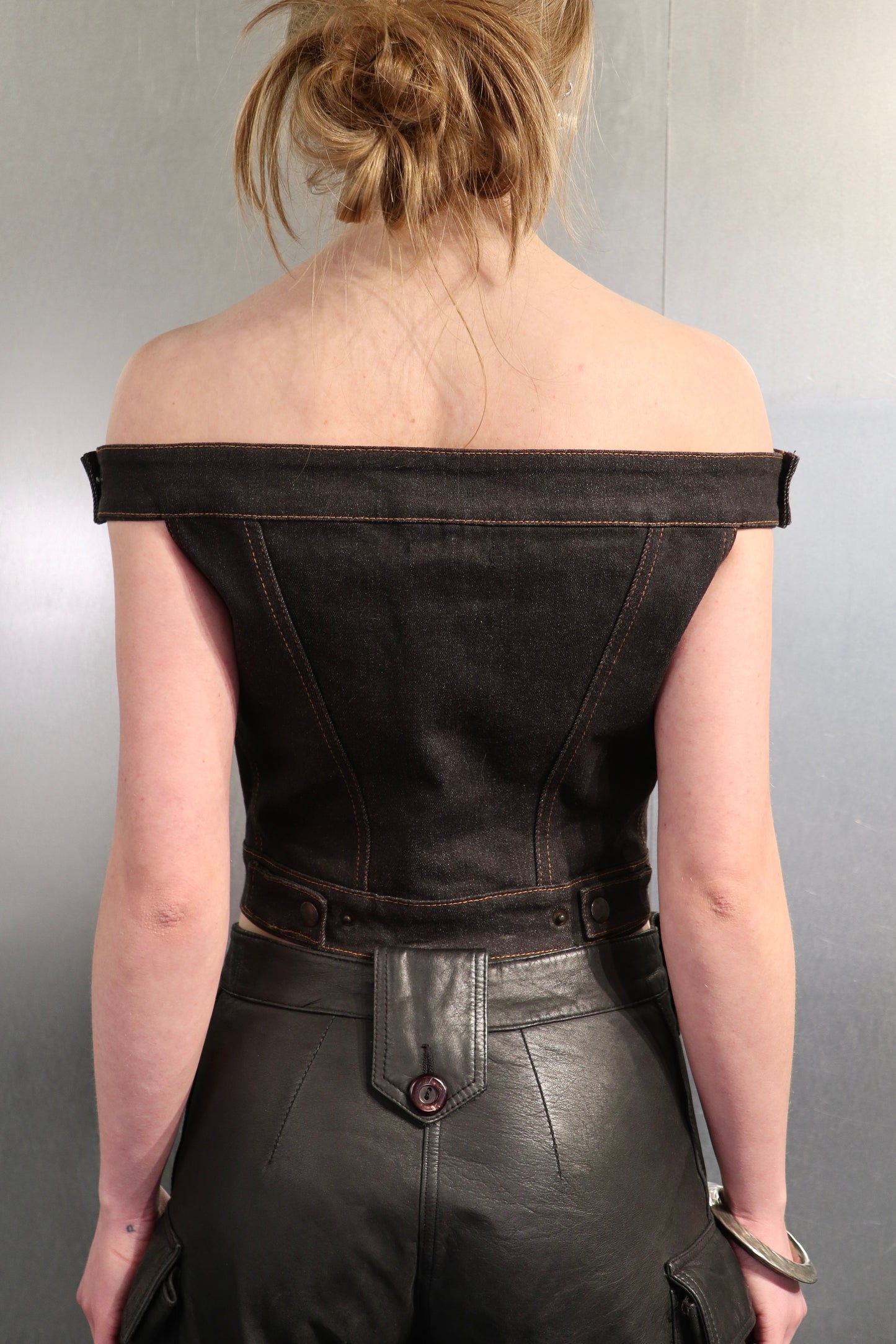 1990's Gaultier Junior Denim Corset