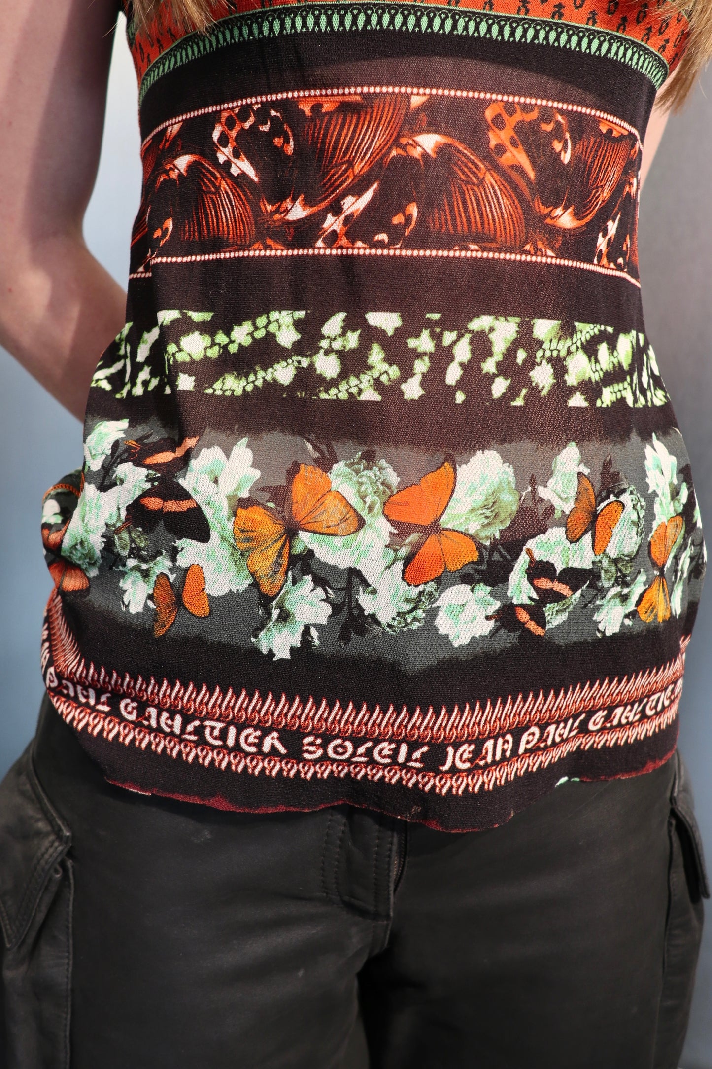 2003 Butterfly Mesh Wrap Set Jean Paul Gaultier Soleil