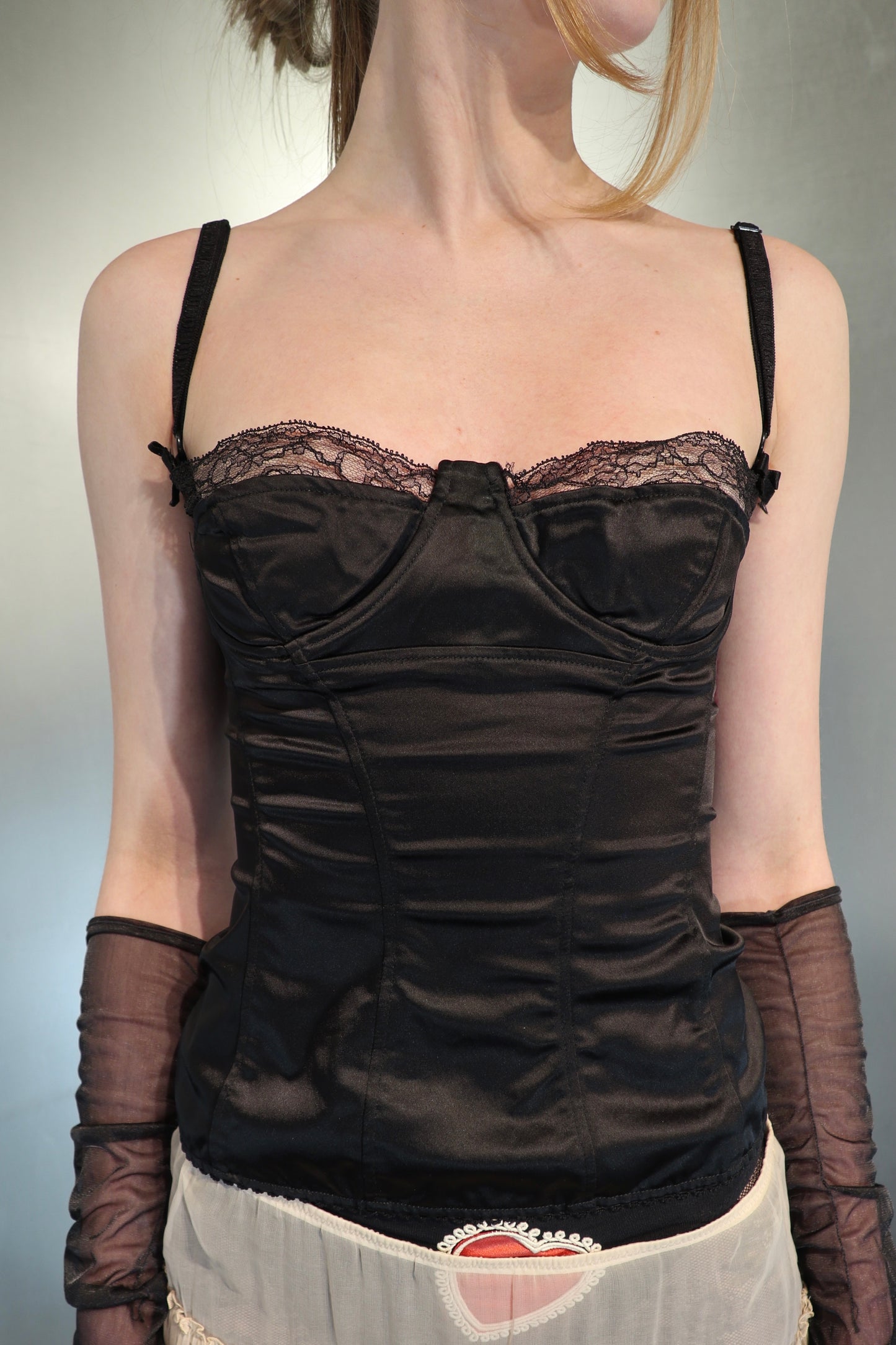 Dolce & Gabbana Vintage Lace Corset Top