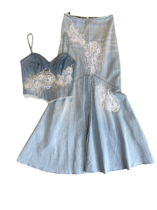 Rocco Barocco Denim set