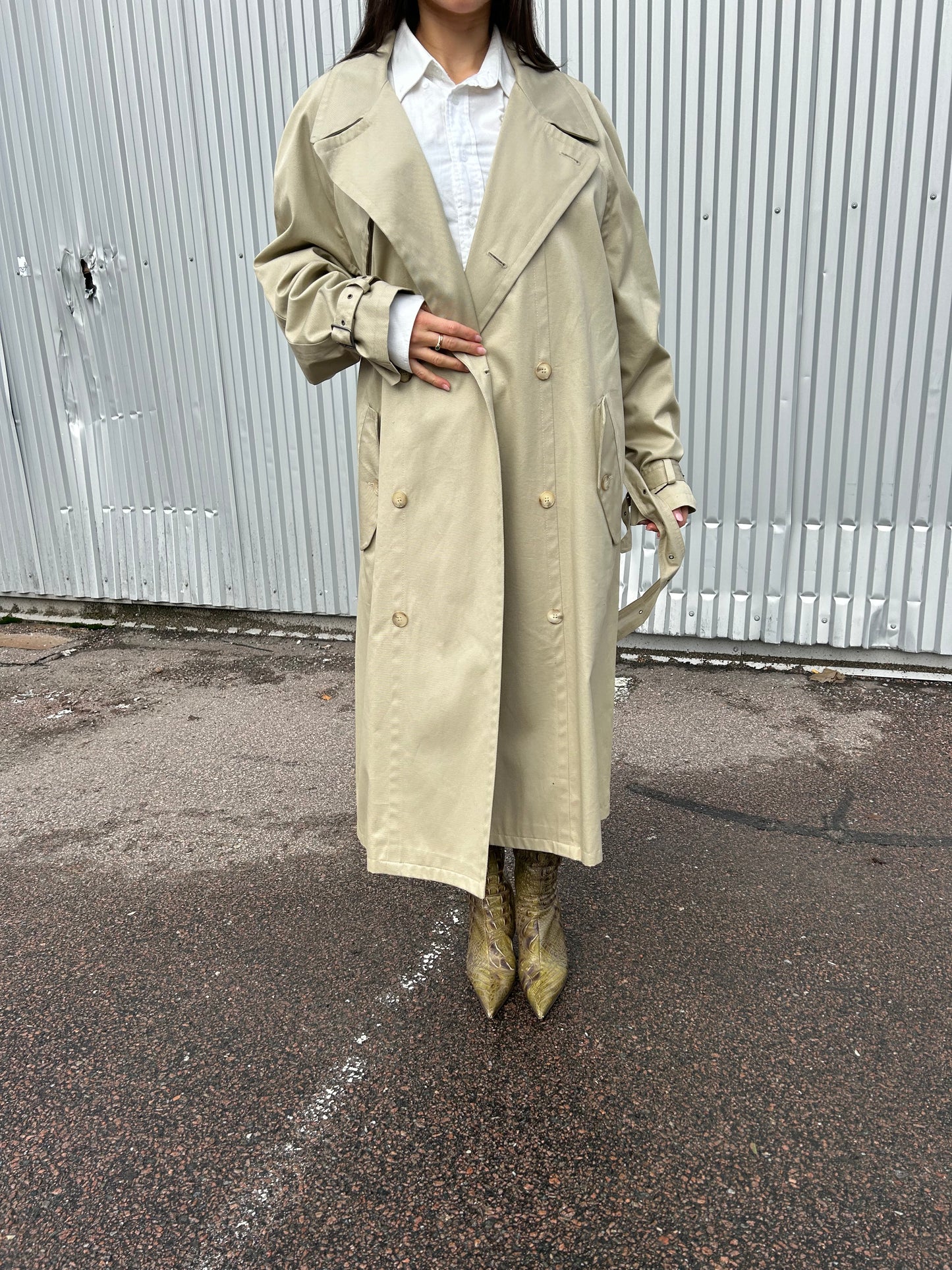 Vintage 80’s YSL trench coat