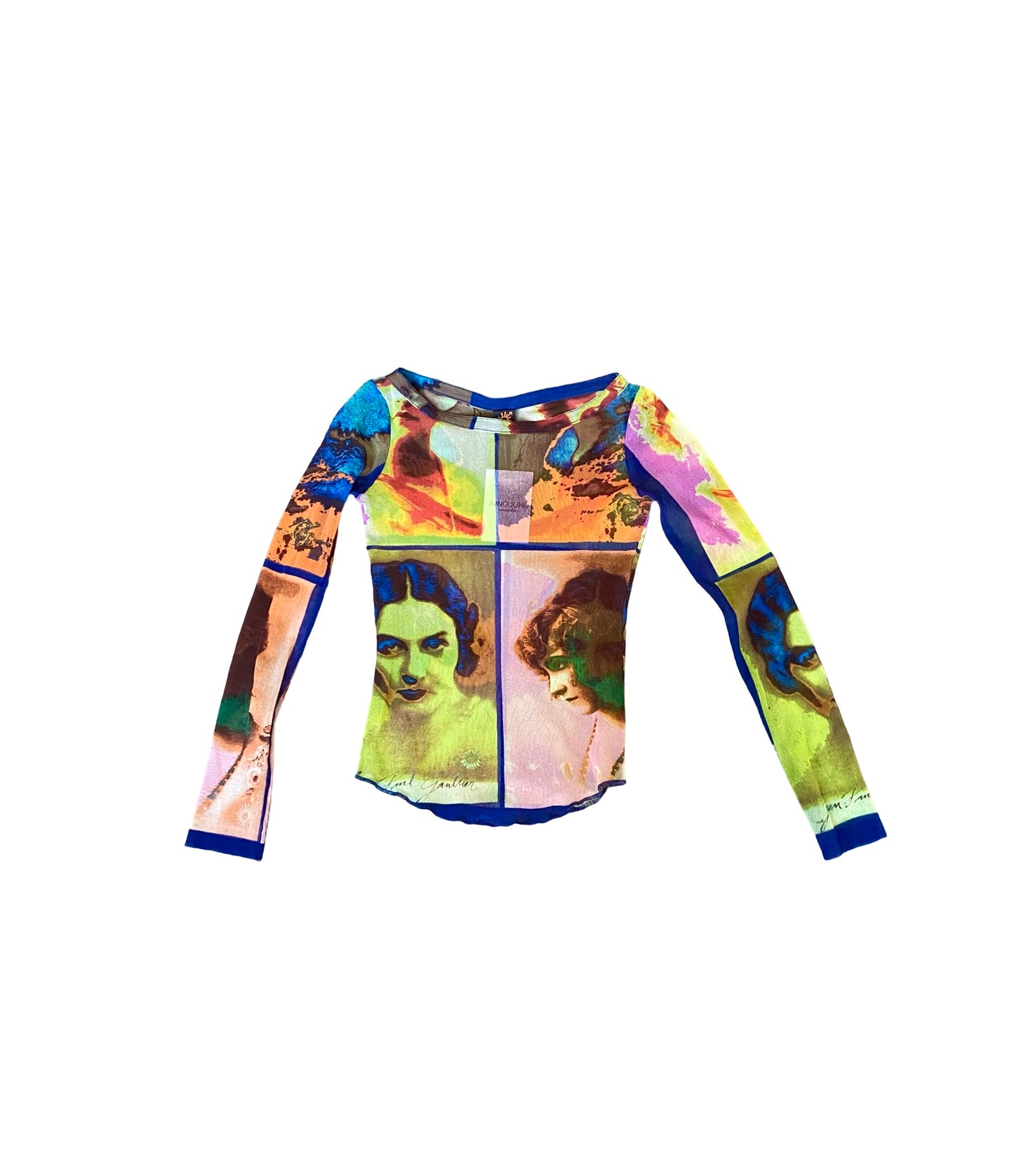 Jean Paul Gaultier Pop Art Portrait Top 2002