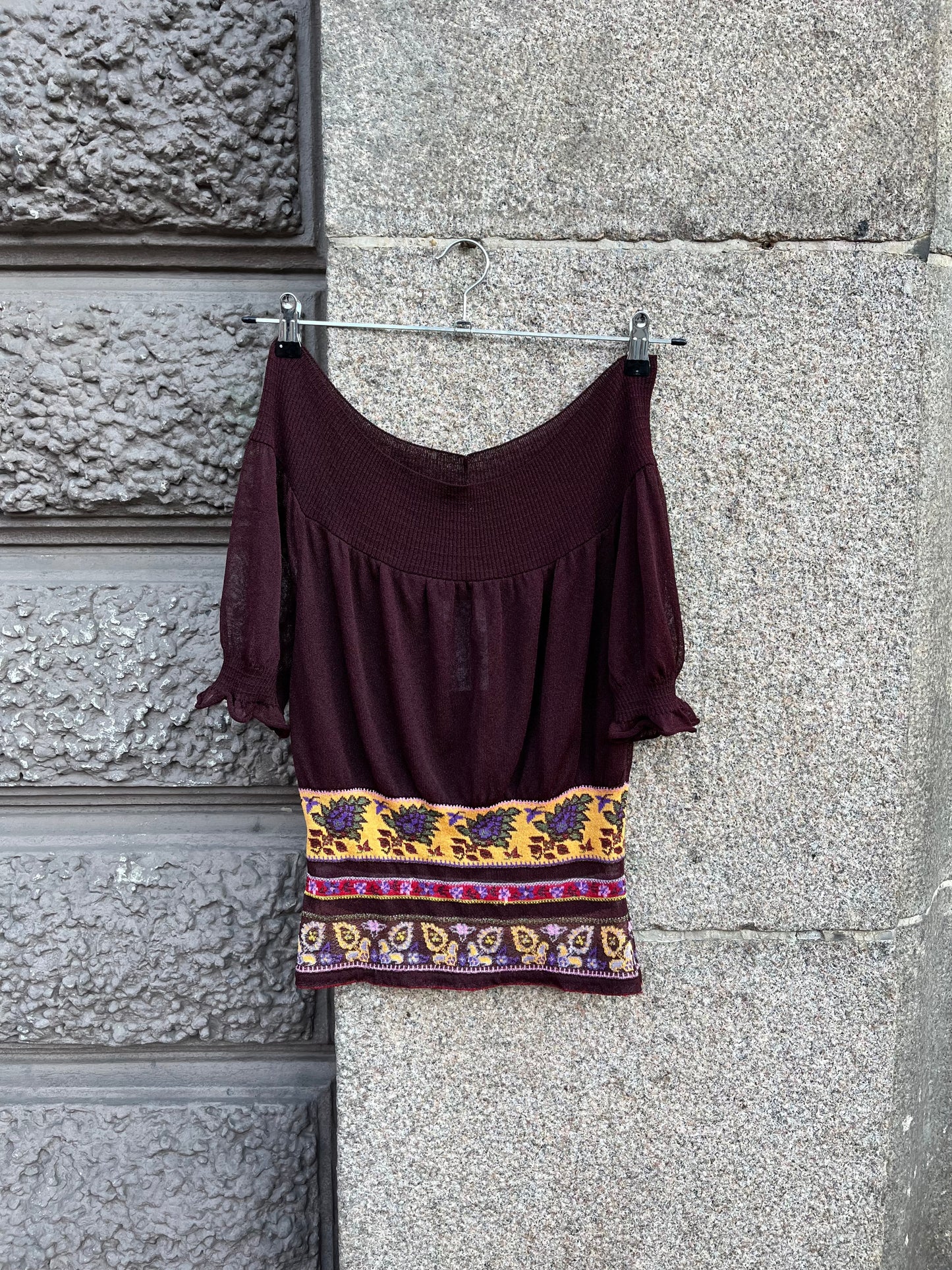 Kenzo sheer knitted top