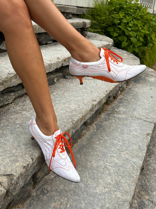 Xti 2000’s kitten heel moto shoes