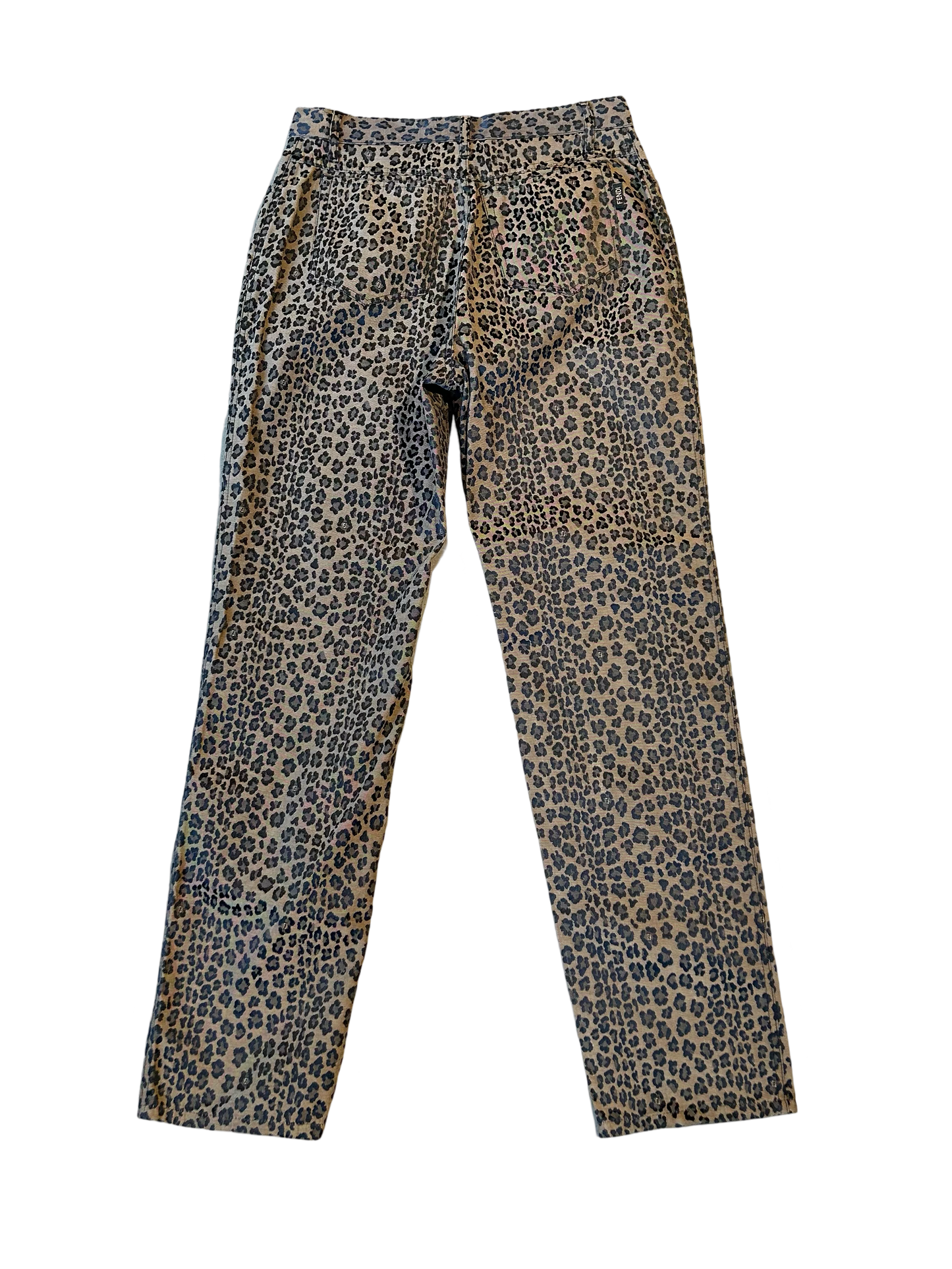 Fendi monogram cheetah trousers