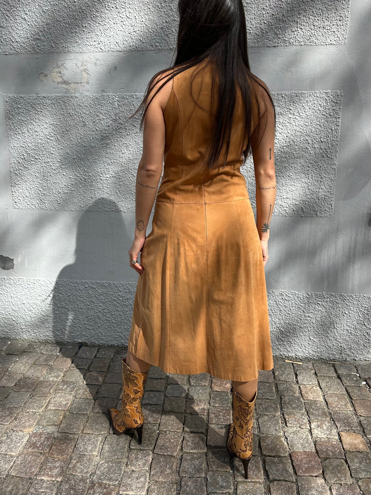 Hugo Boss soft calf skin dress