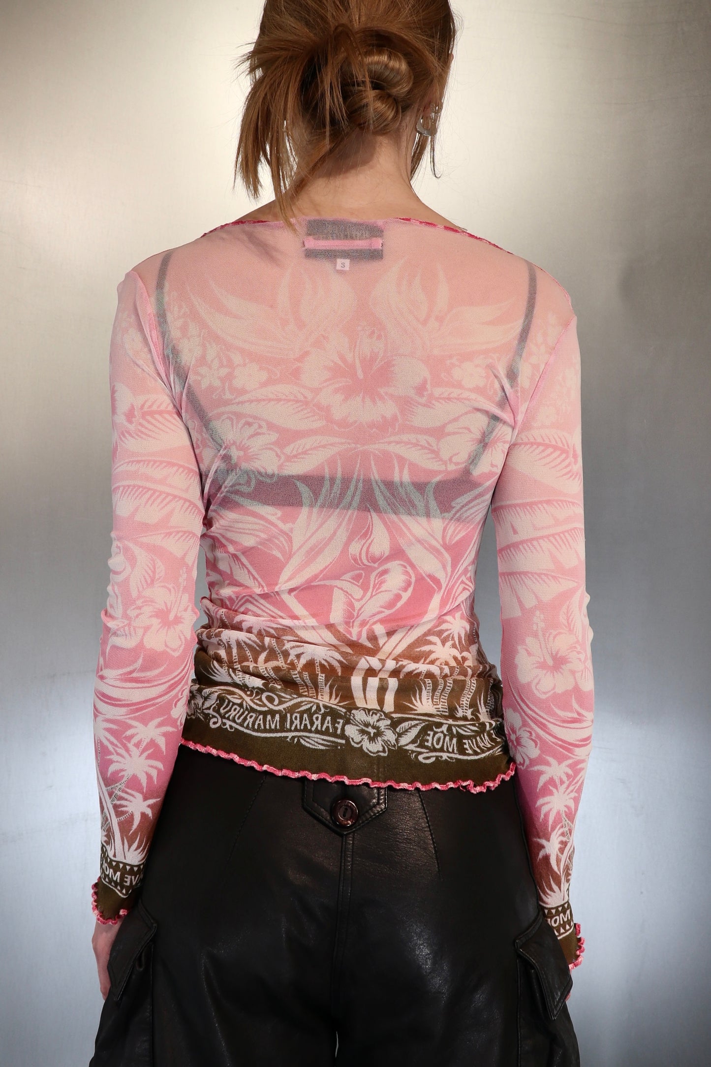 Gaultier Maille Hawaii Gauguin Mesh Top SS2000