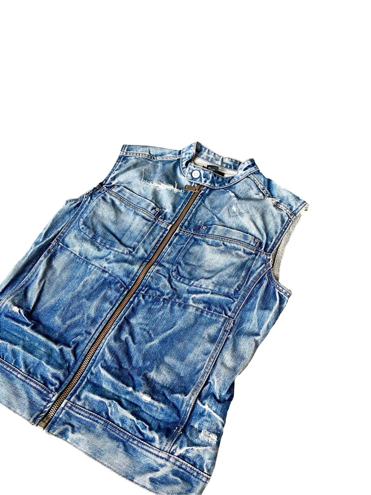 Diesel Moto Jeans Vest Y2K