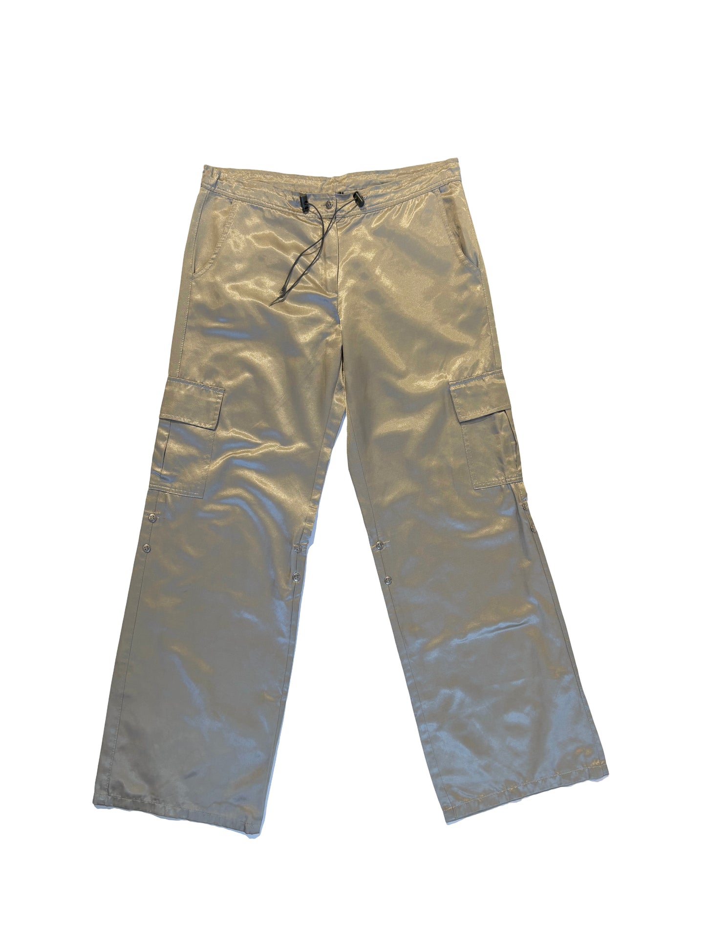 Early 2000s Shiny Utility Two-Piece Set