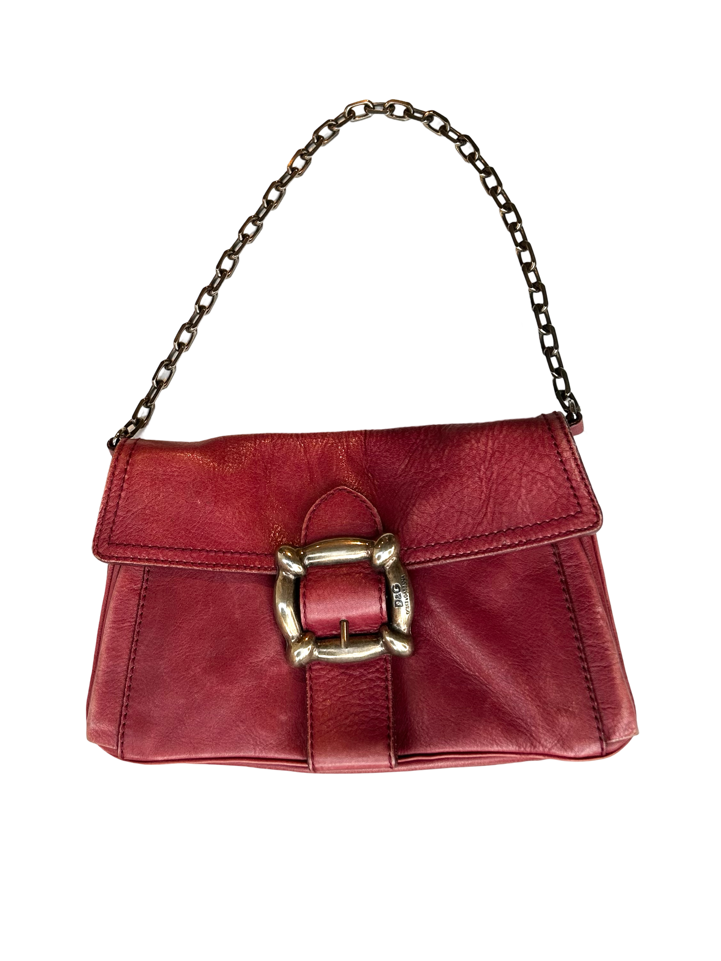 Dolce & Gabbana Maroon chain shoulder bag