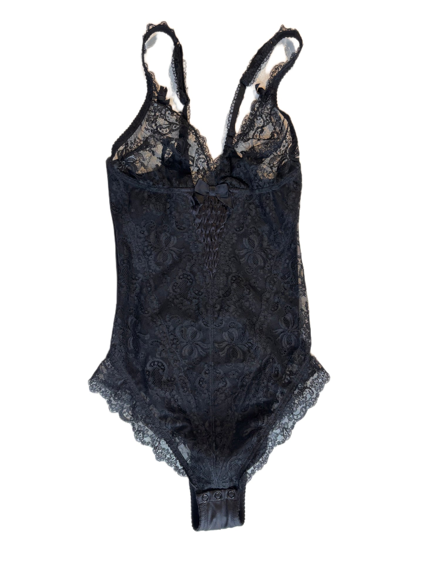 La Perla Vintage Black Lace Bodysuit
