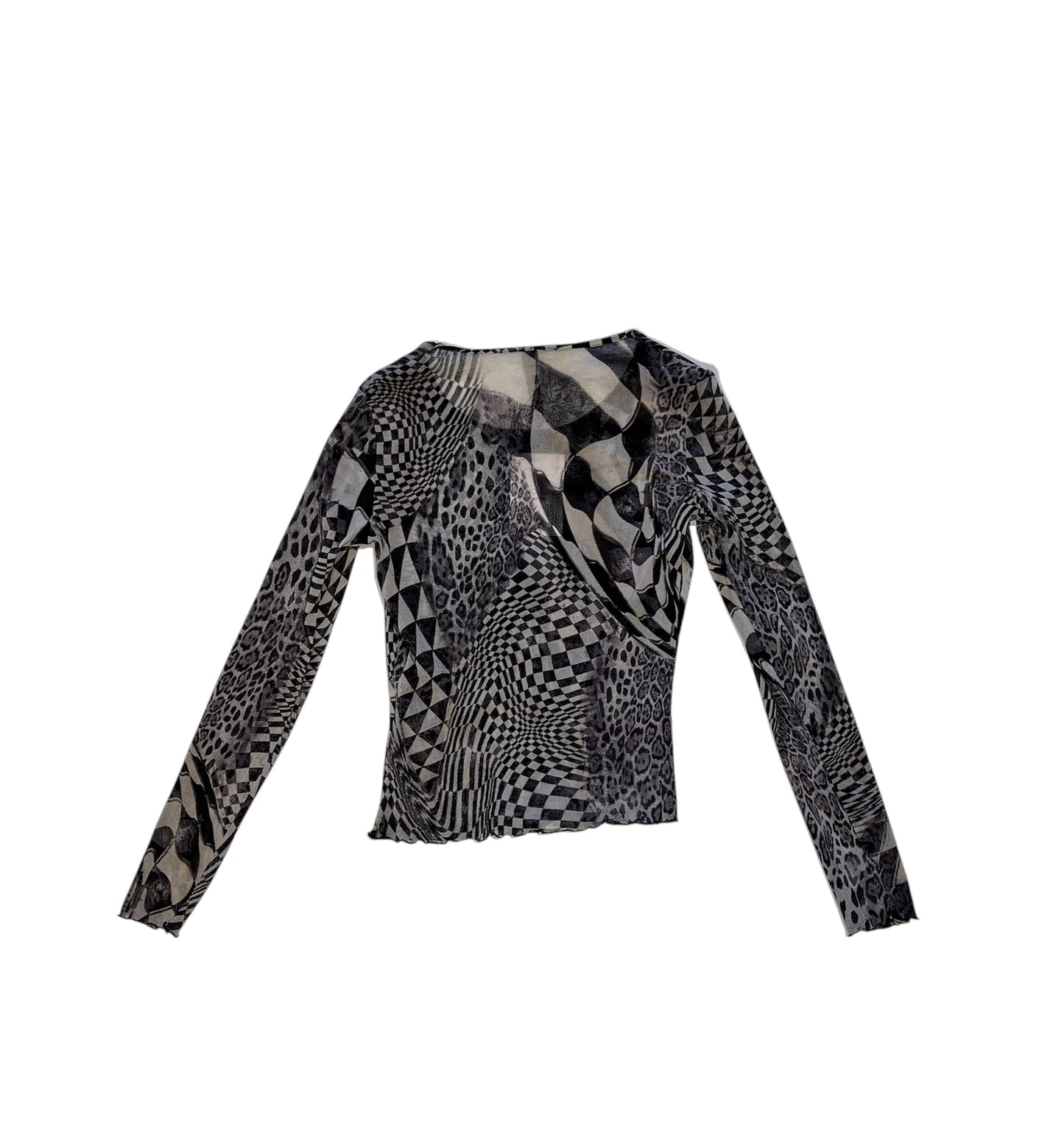Geometric pattern mesh top