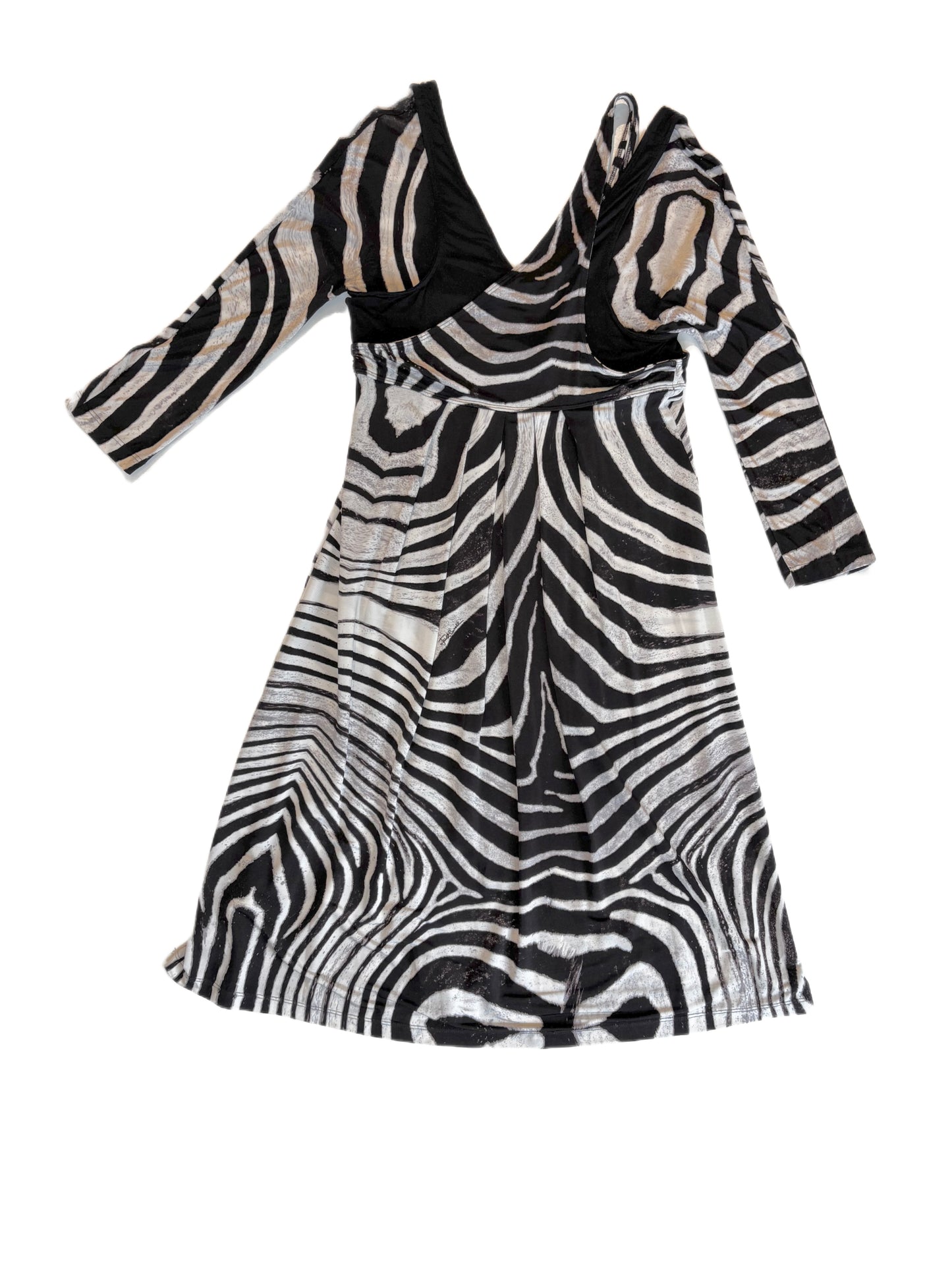 Just Cavalli Zebra Wrap Dress