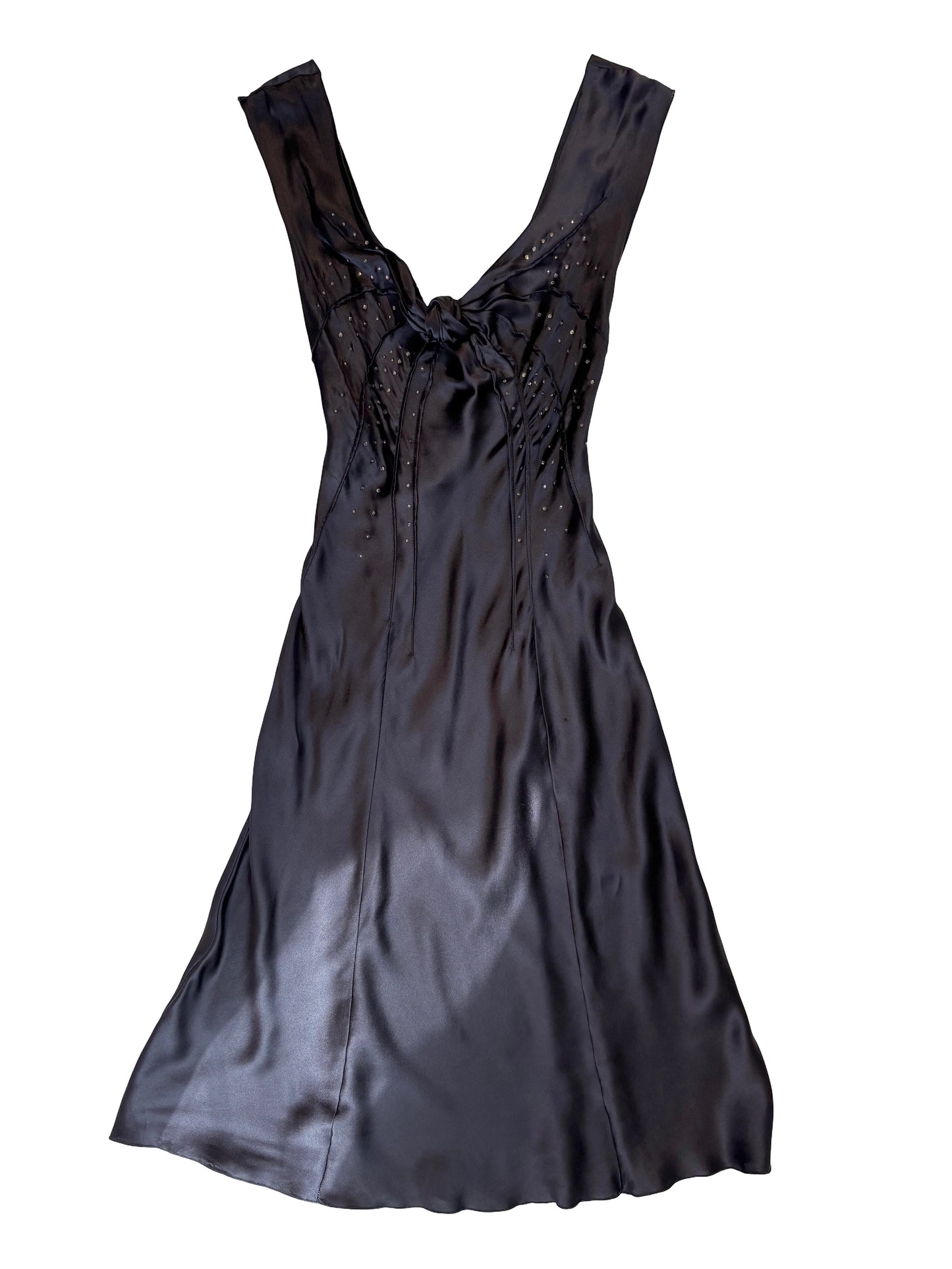 Massimo Rebecchi Black Silk Dress