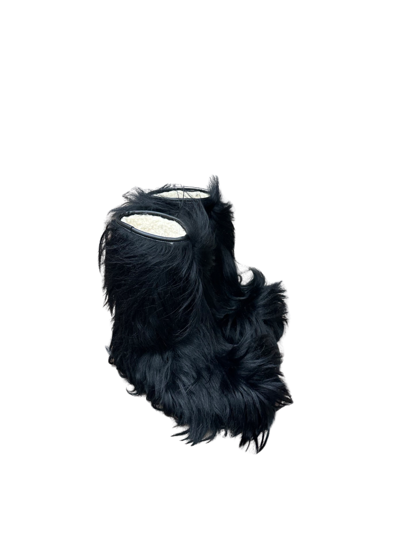 Furry 1970’s Lama Hair Boots