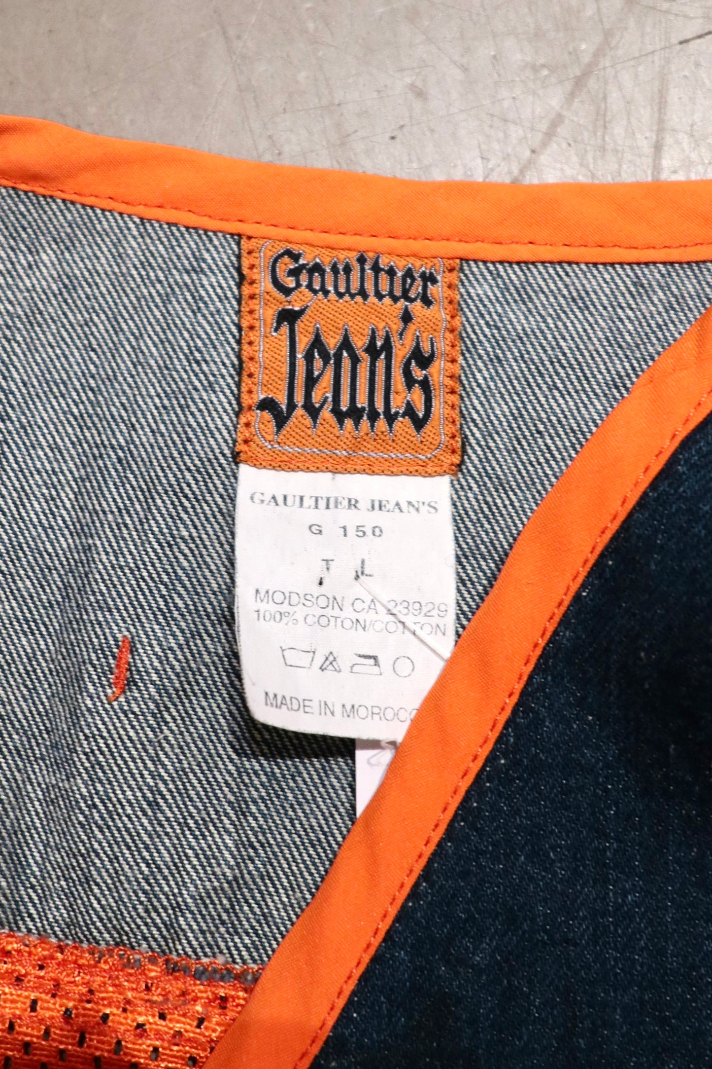 Gaultier Jeans Utility Vest c. 2000