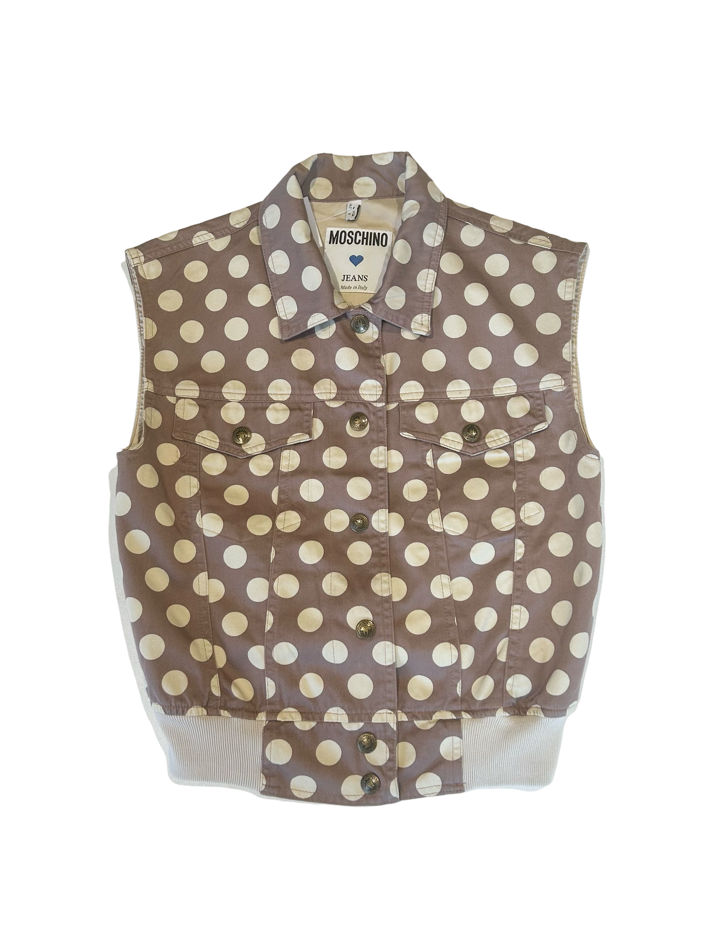 Rare Moschino polkadot Bermuda set