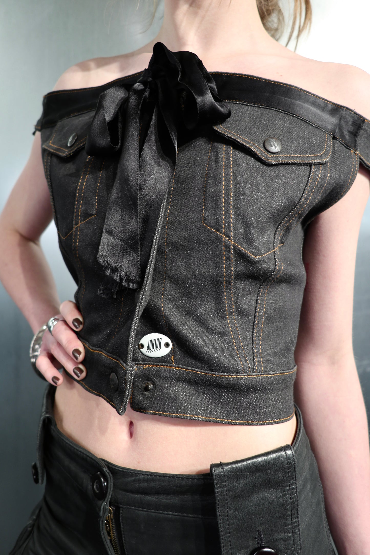 1990's Gaultier Junior Denim Corset