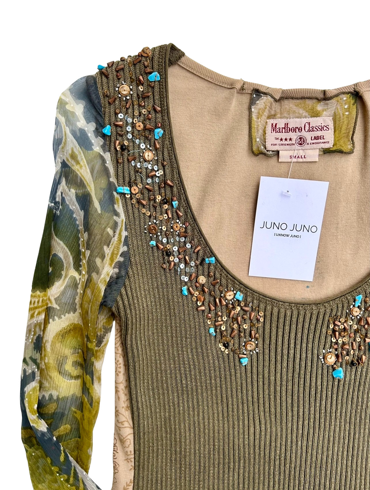Marlborough Classics sequin top