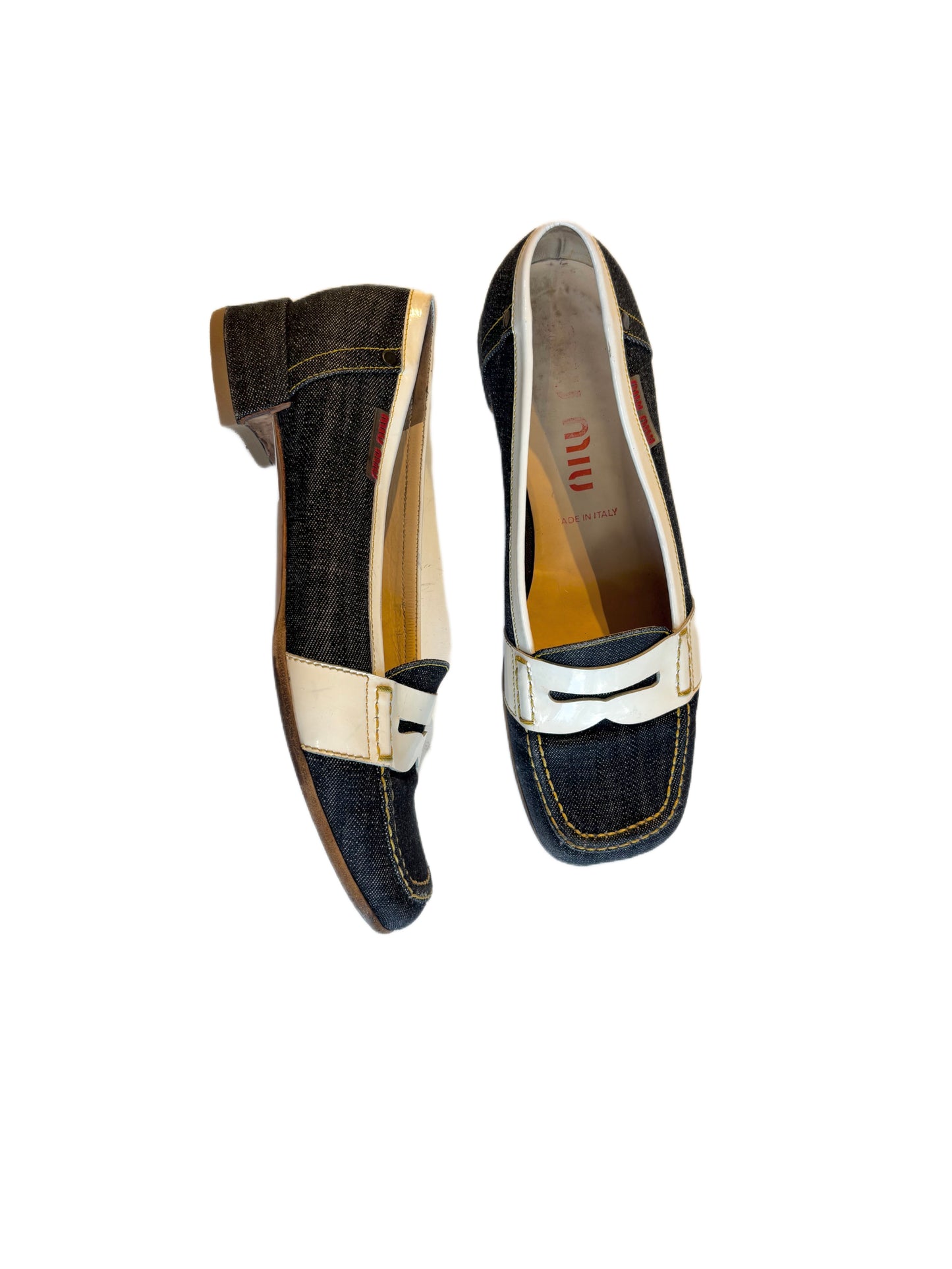 Miu Miu Vintage Denim Loafers
