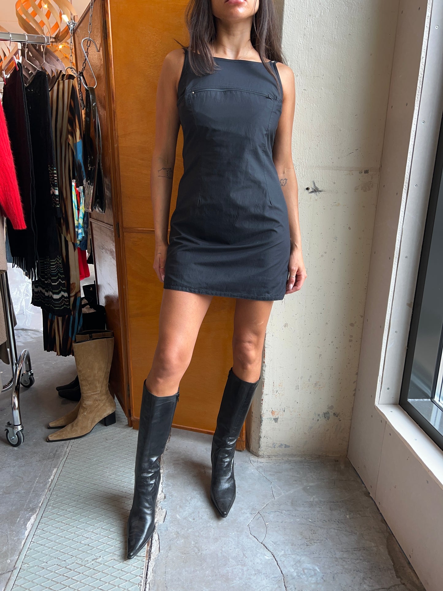Vintage Fendi breathable mini dress