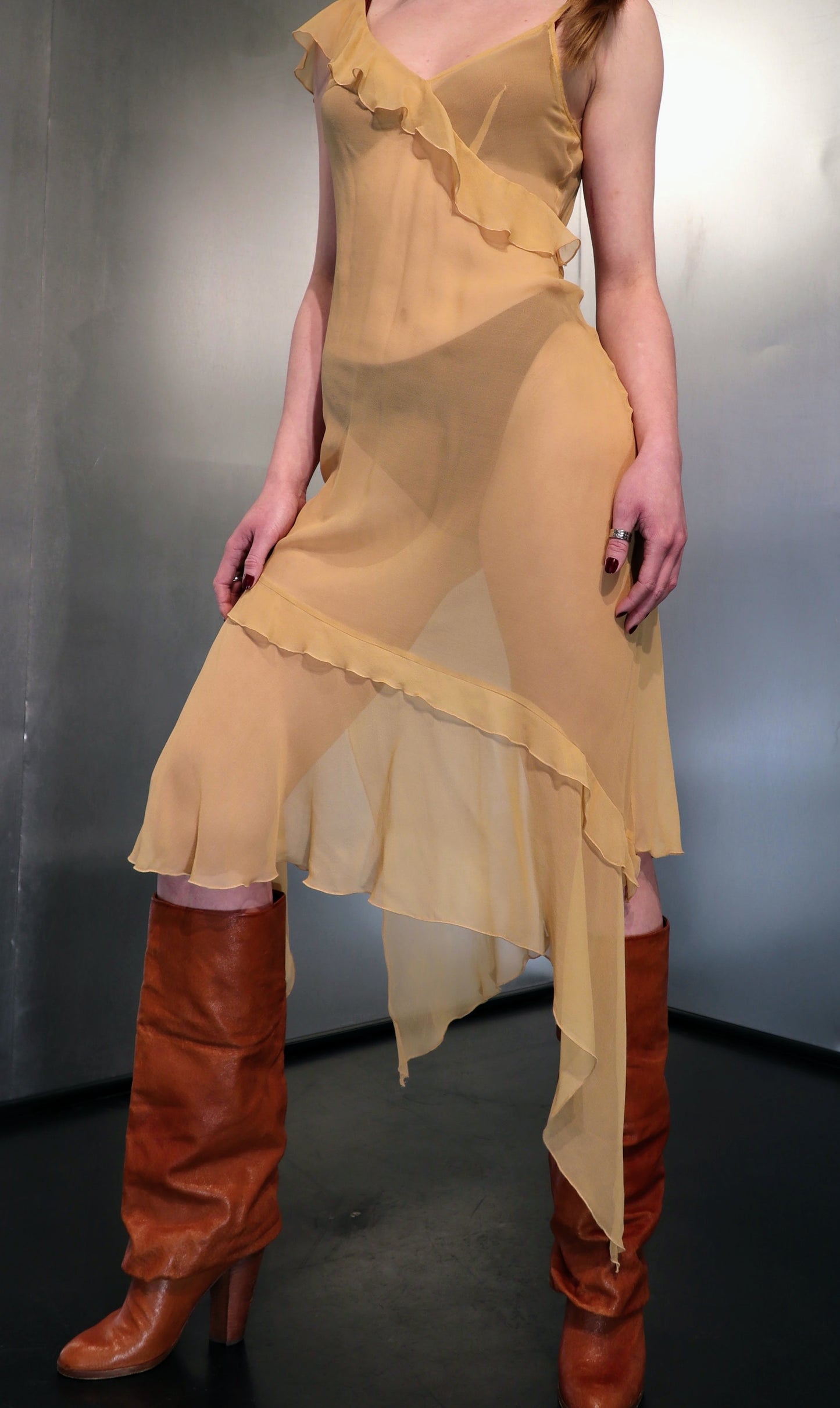 Vintage Silk “Barely There” Dress
