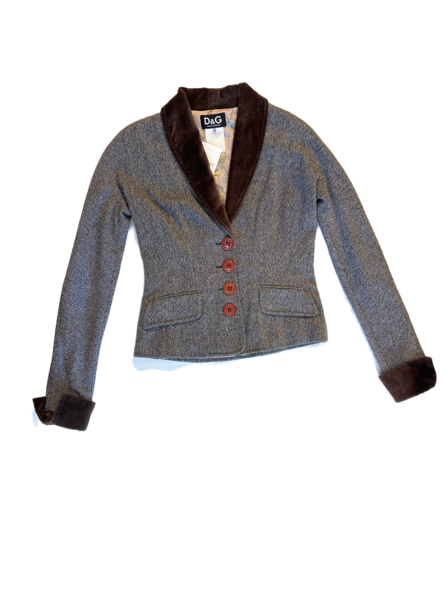 Dolce & Gabbana Vintage Woolblend Blazer