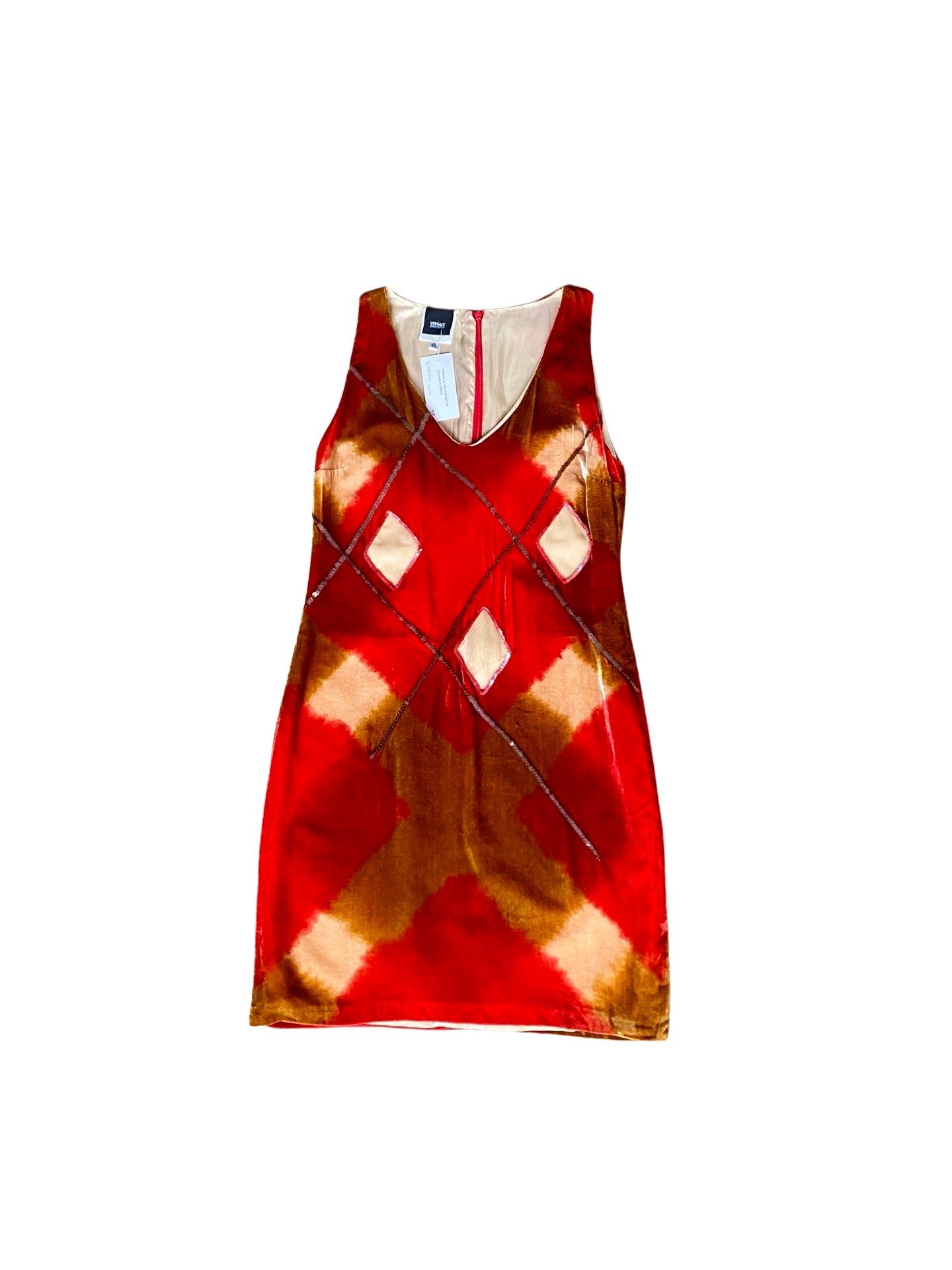 Versace Velvet Silk Dress 90’s