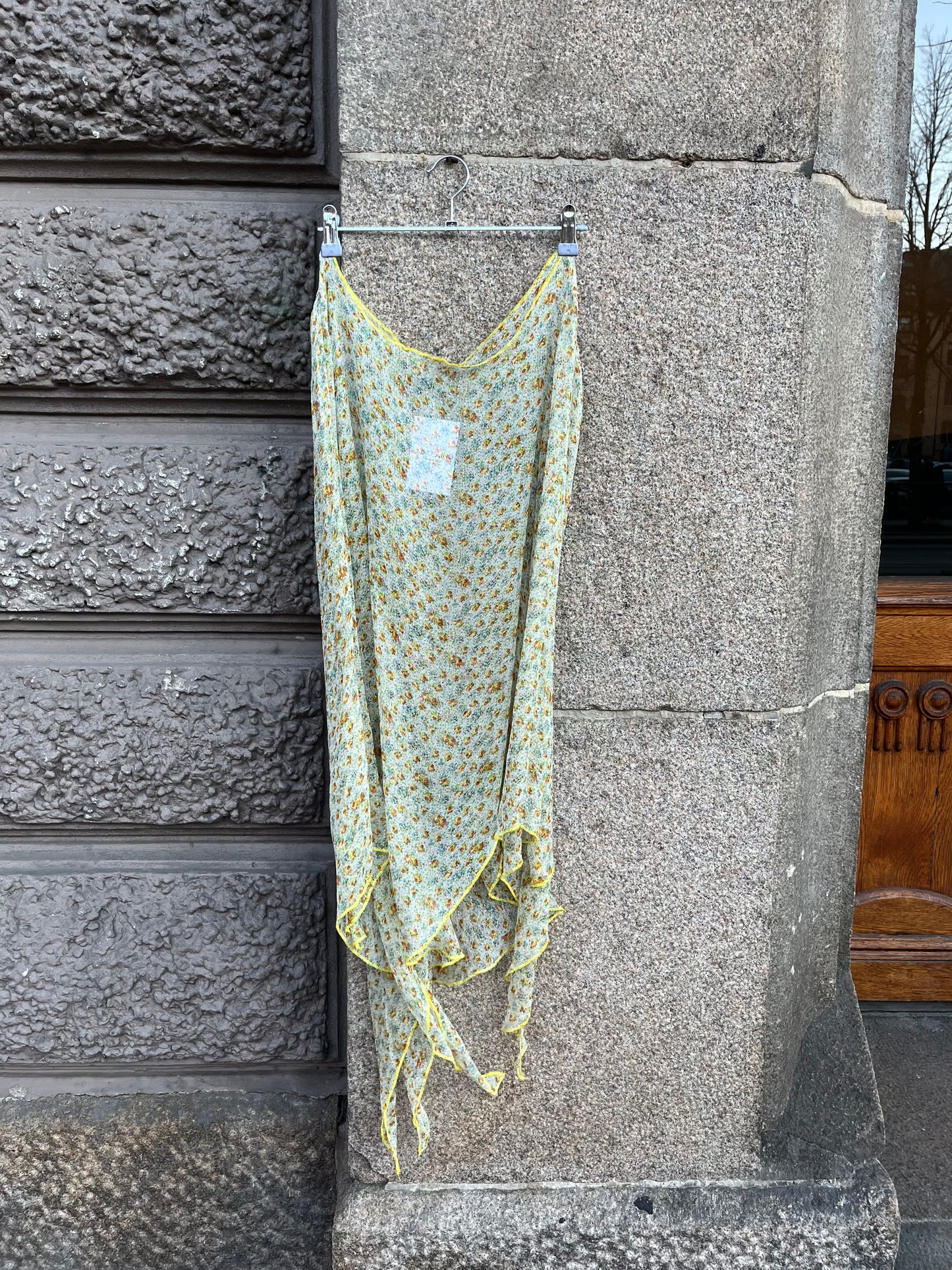 Asymmetrical Italian silk tunic
