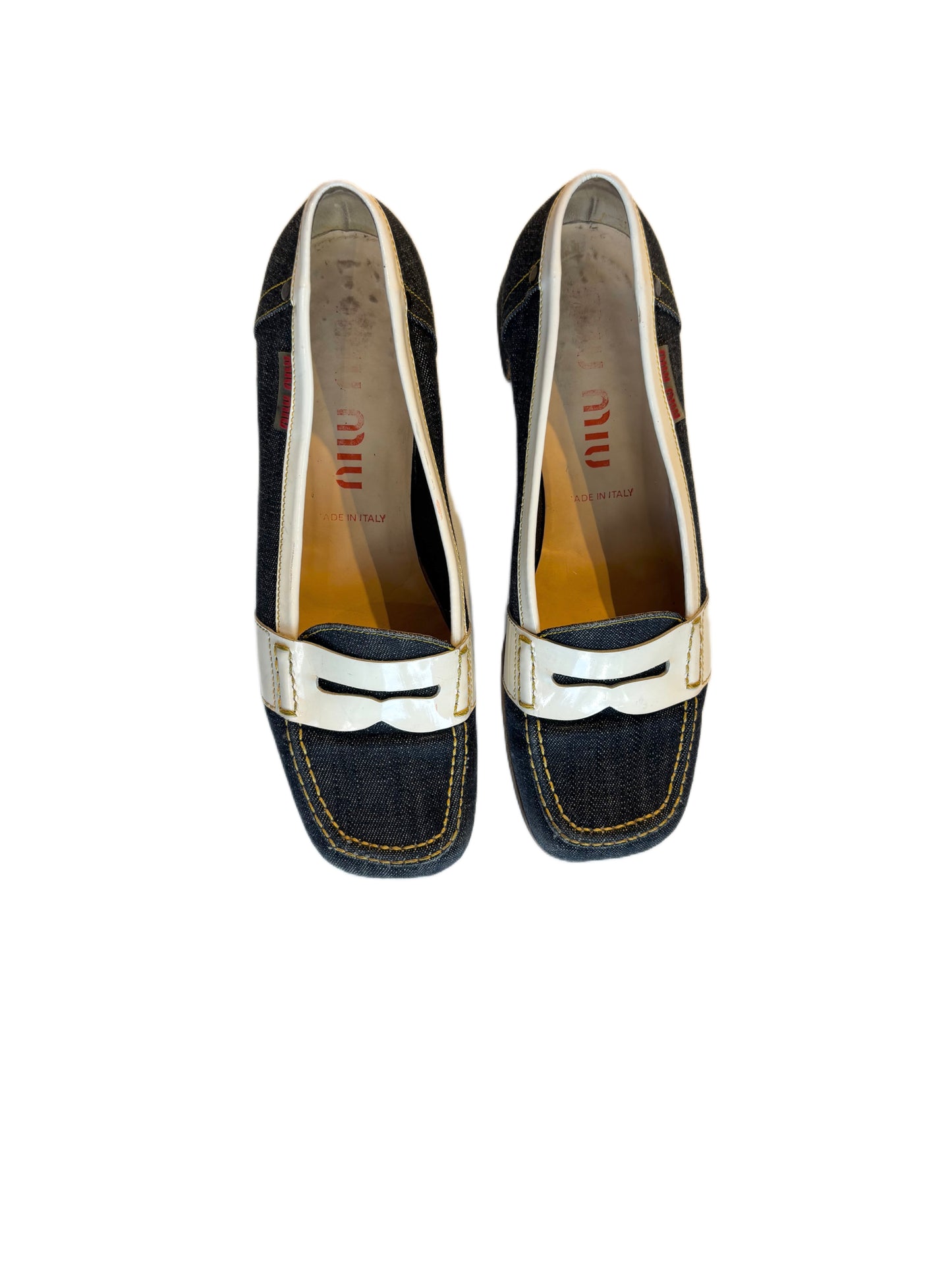 Miu Miu Vintage Denim Loafers