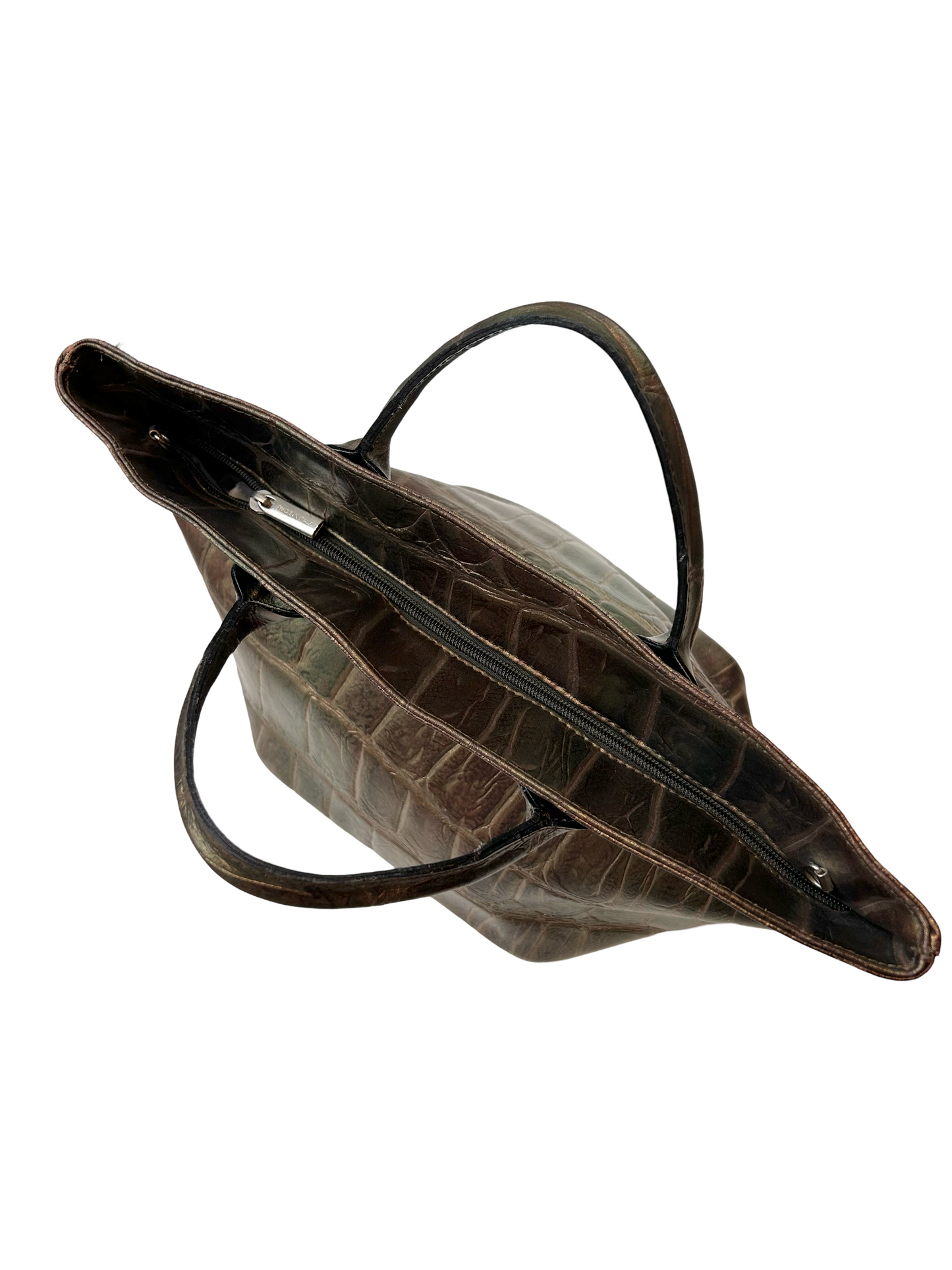 Italian crocodile tote bag